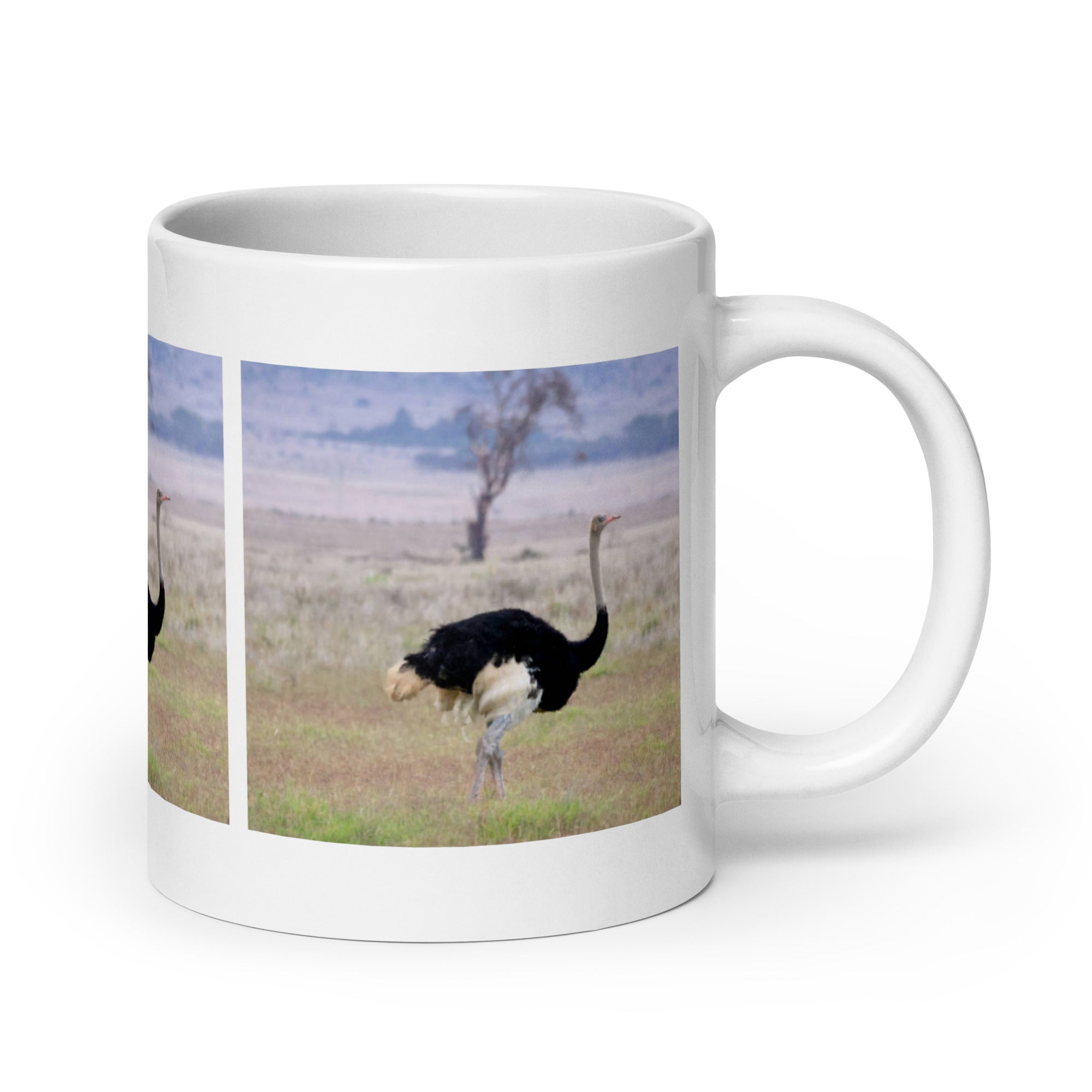 "Ostrich Mug #1: The Speedy Strider (Ceramic)"