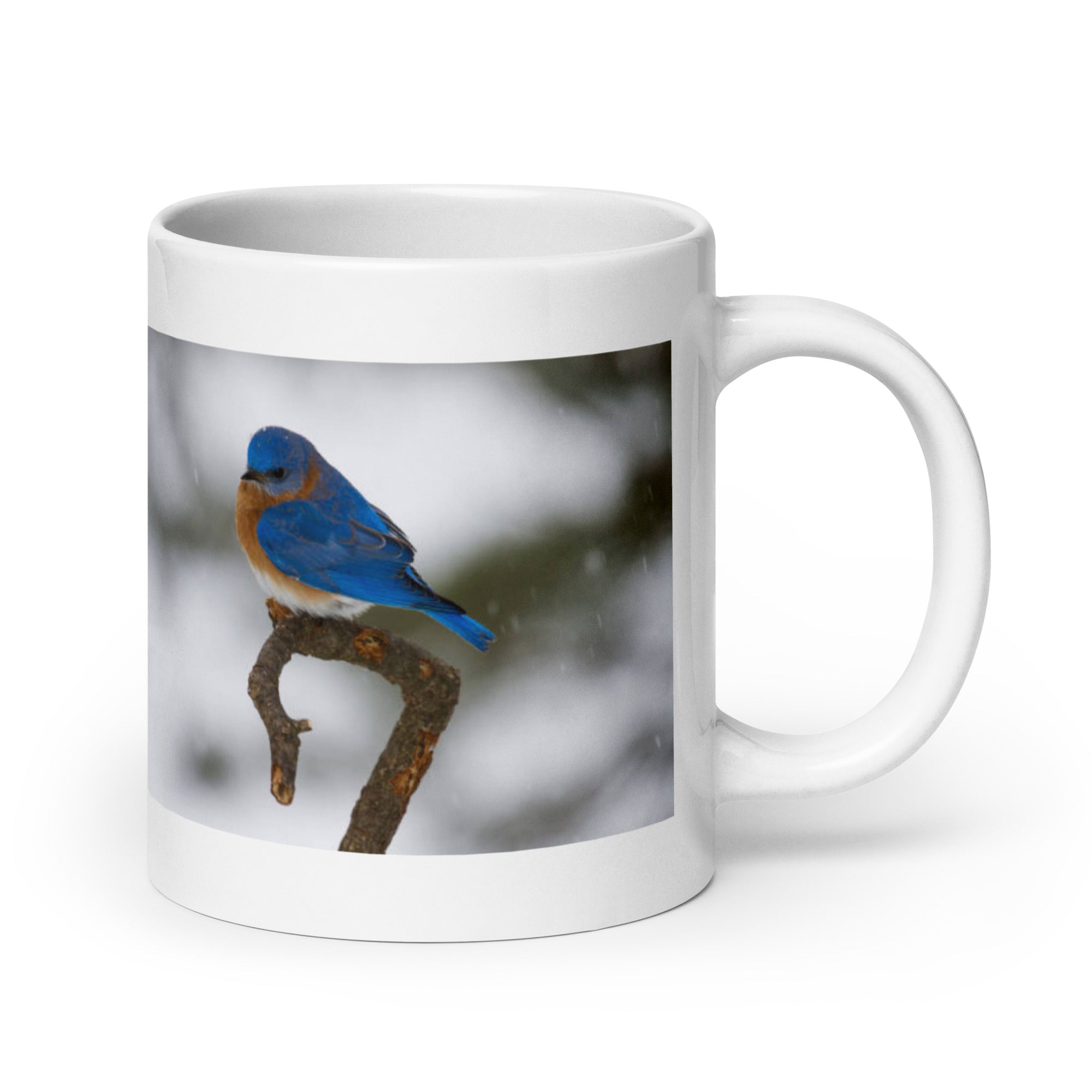 "Bluebird Mug #1: The Symbol of Happiness (Ceramic)"