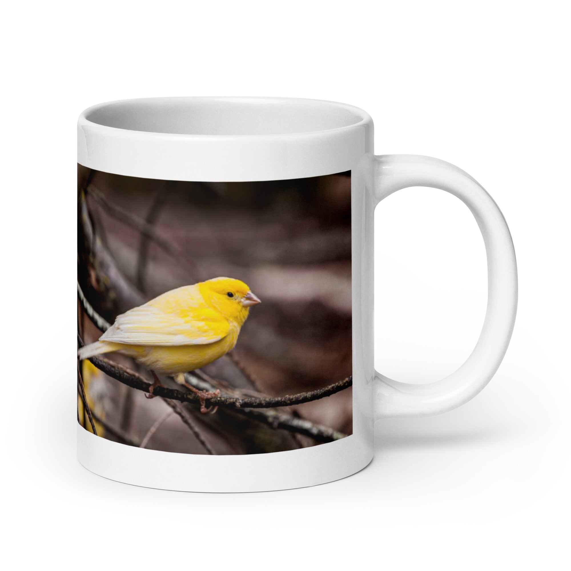 "Canary Mug #1: The Golden Songbird (Ceramic)"