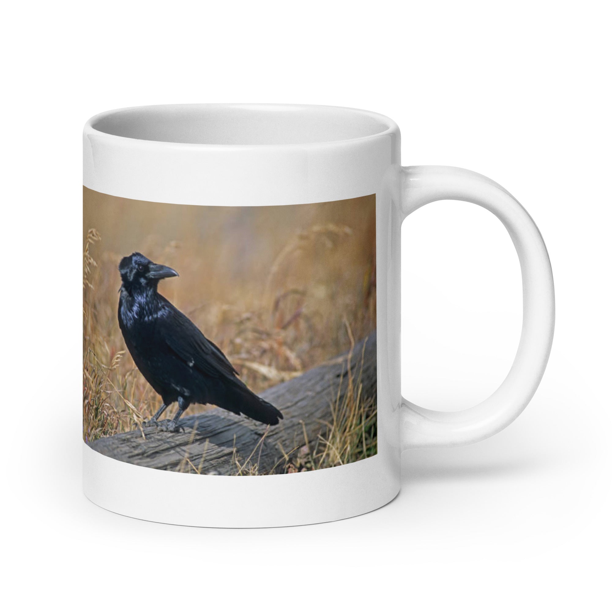 "Raven Mug #1: The Enigmatic Omen (Ceramic)"