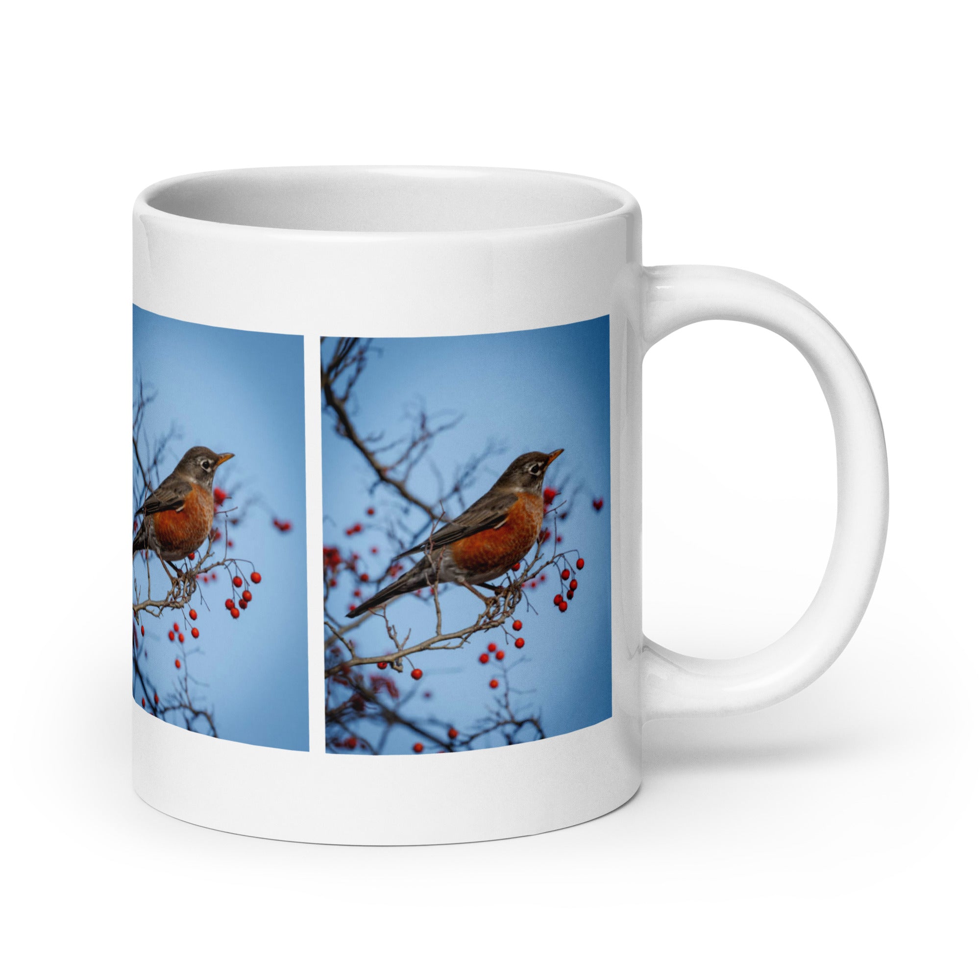 "Robin Mug #1: The Cheerful Early Bird (Ceramic)"