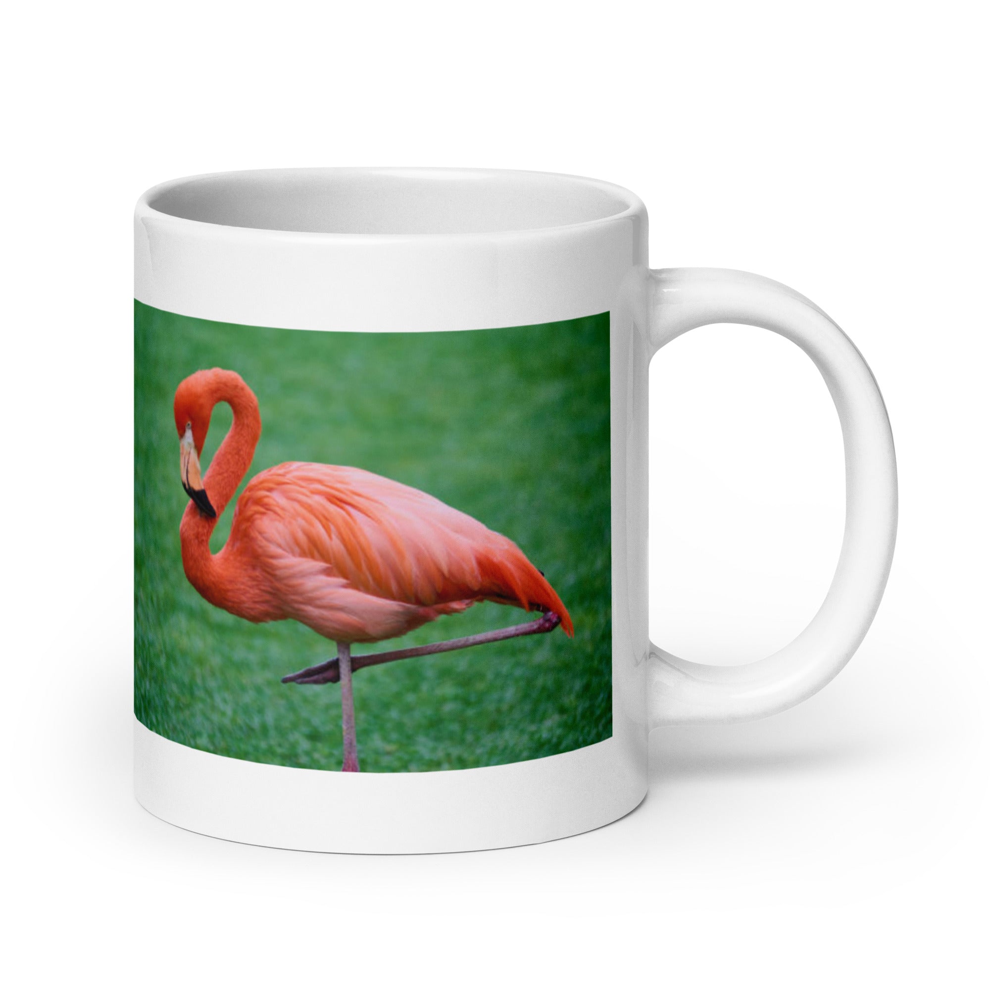 "Flamingo Mug #1: The Pink Parade (Ceramic)"