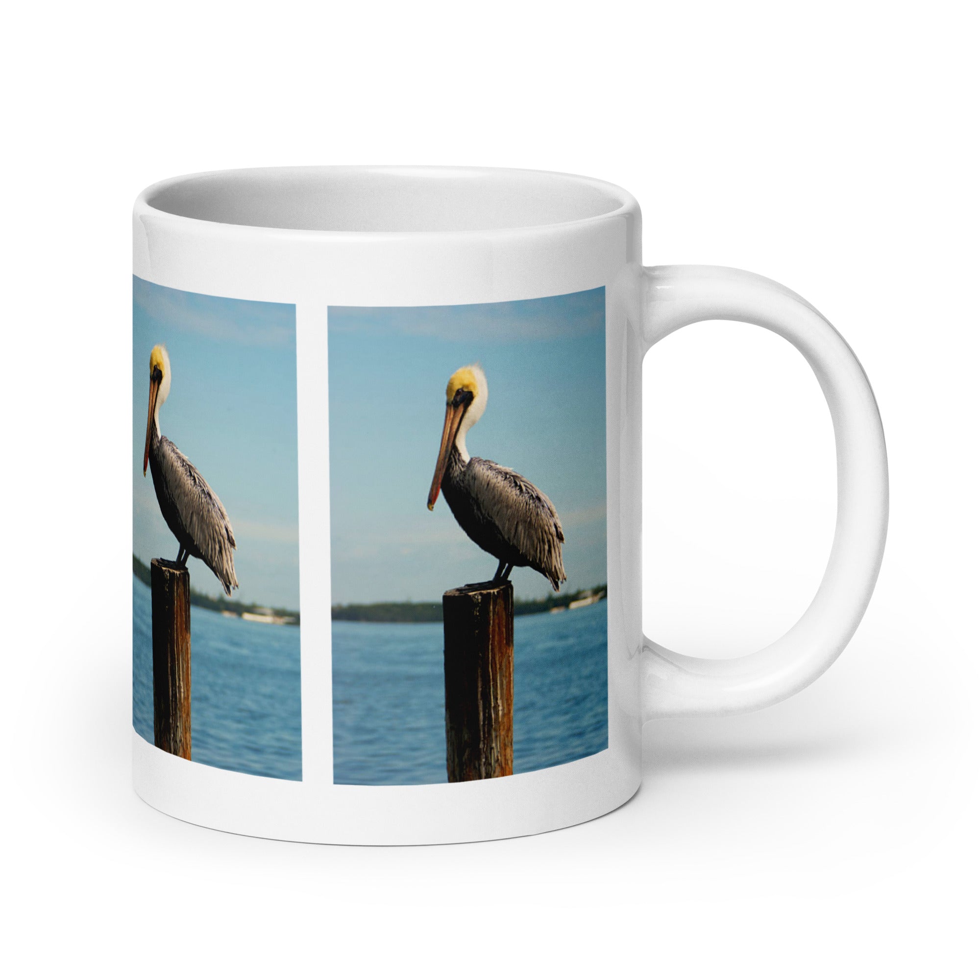 "Pelican Mug #1: The Pouch-Billed Plunger (Ceramic)"