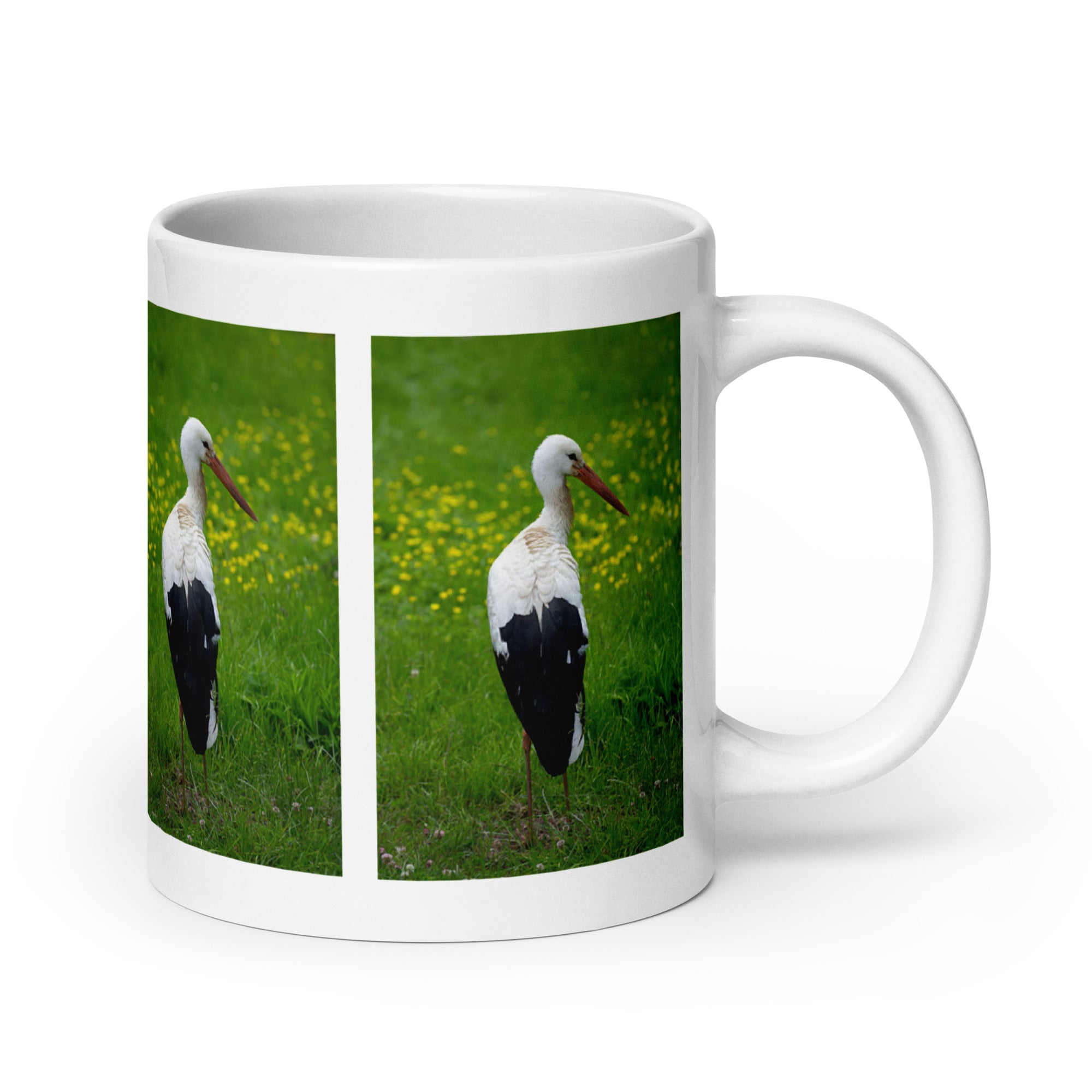 "Stork Mug #1: The Long-legged Deliverer (Ceramic)"