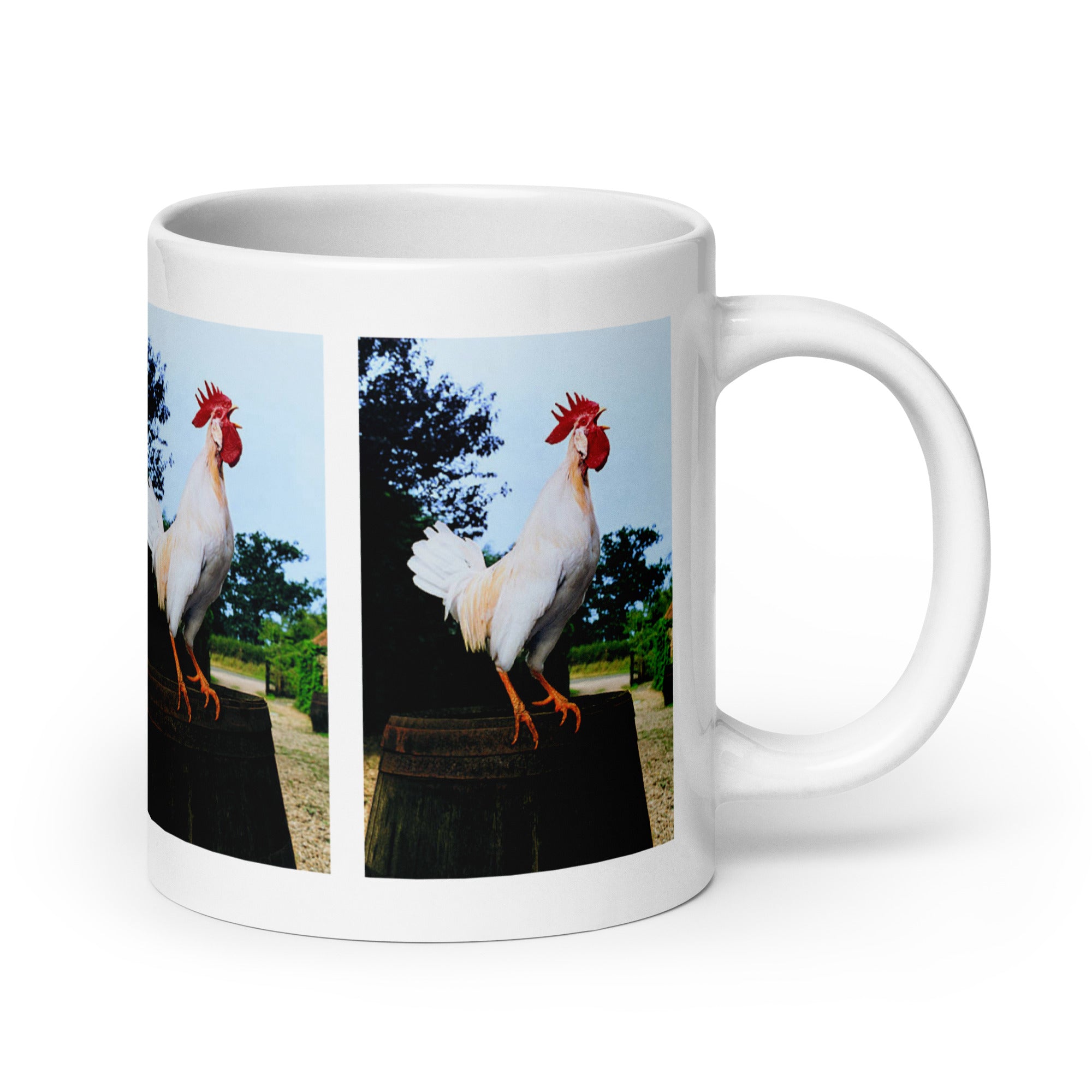 "Chicken Mug #1: The Clucky Connoisseur (Ceramic)"