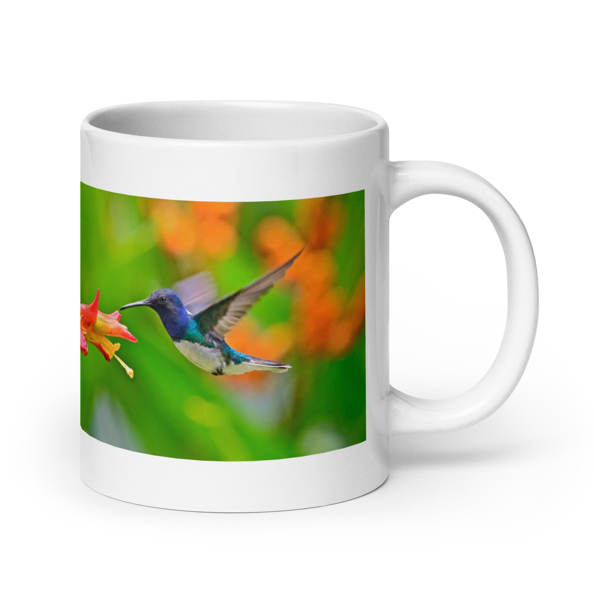 "Hummingbird Mug #1: The Tiny Dynamo (Ceramic)"