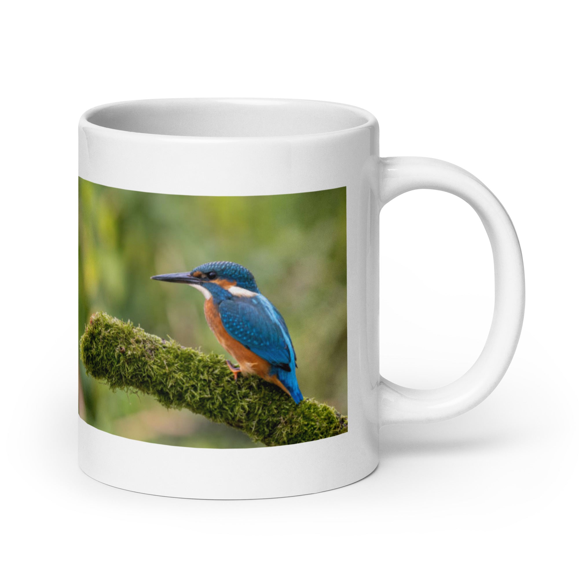 "Kingfisher Mug #1: The Jewel of the Riverbank (Ceramic)"