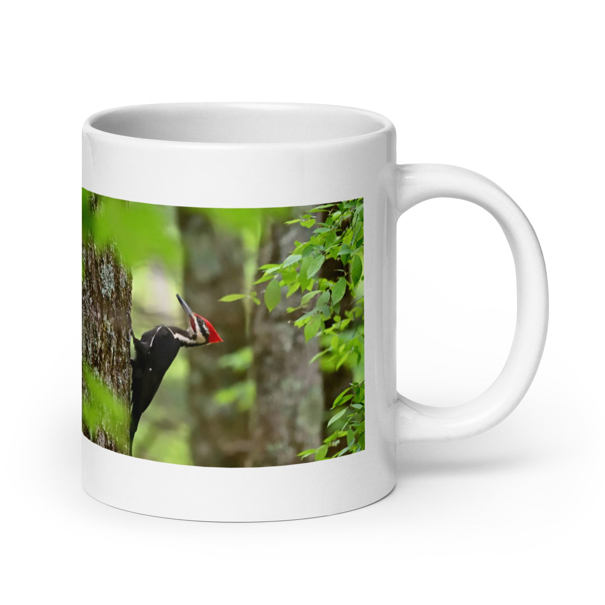 "Woodpecker Mug #1: The Rhythmic Drummer (Ceramic)"