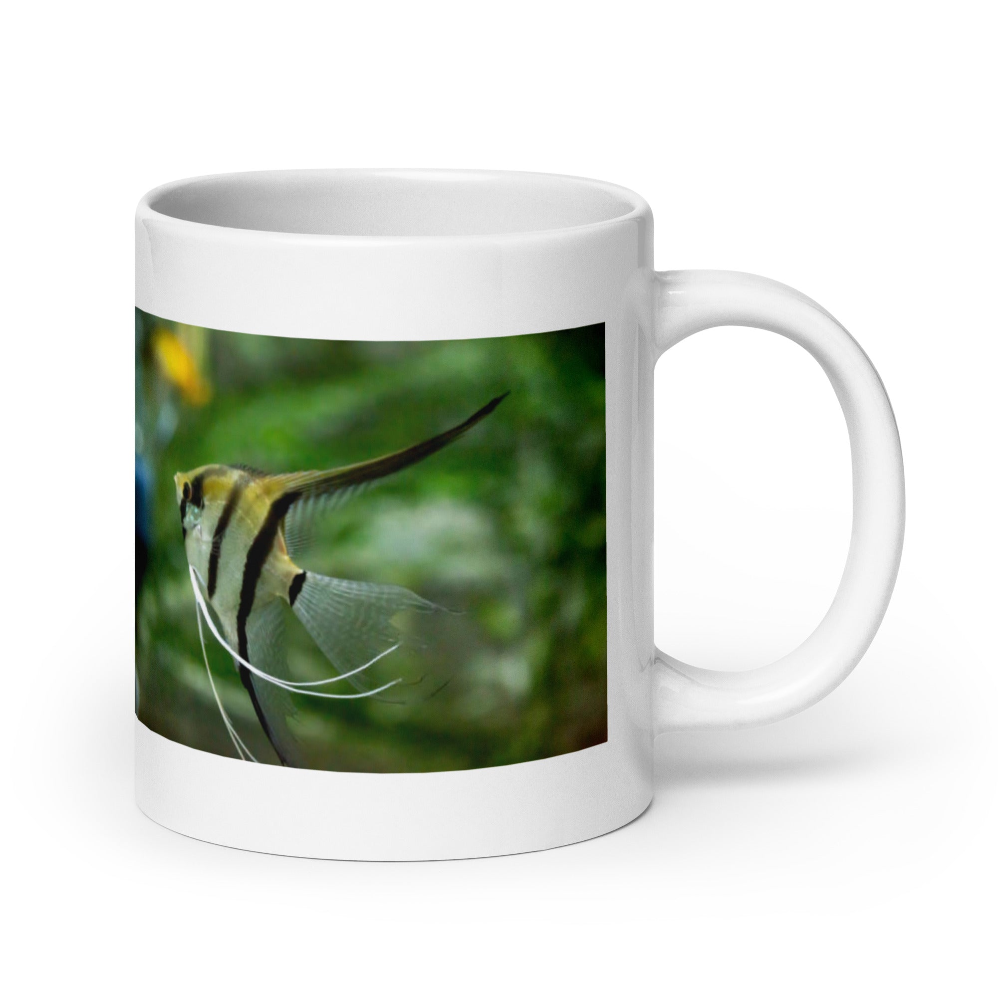 "Angelfish Mug #1: The Regal Reef Dweller (Ceramic)"