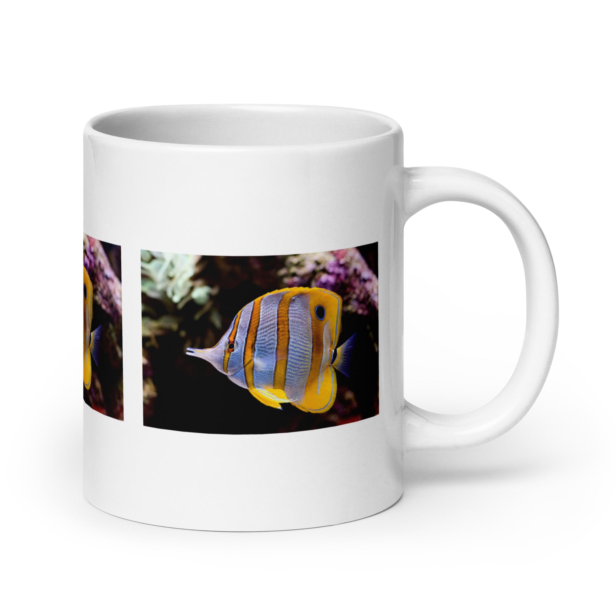 "Butterfly Fish Mug #1: The Coral Reef Gem (Ceramic)"