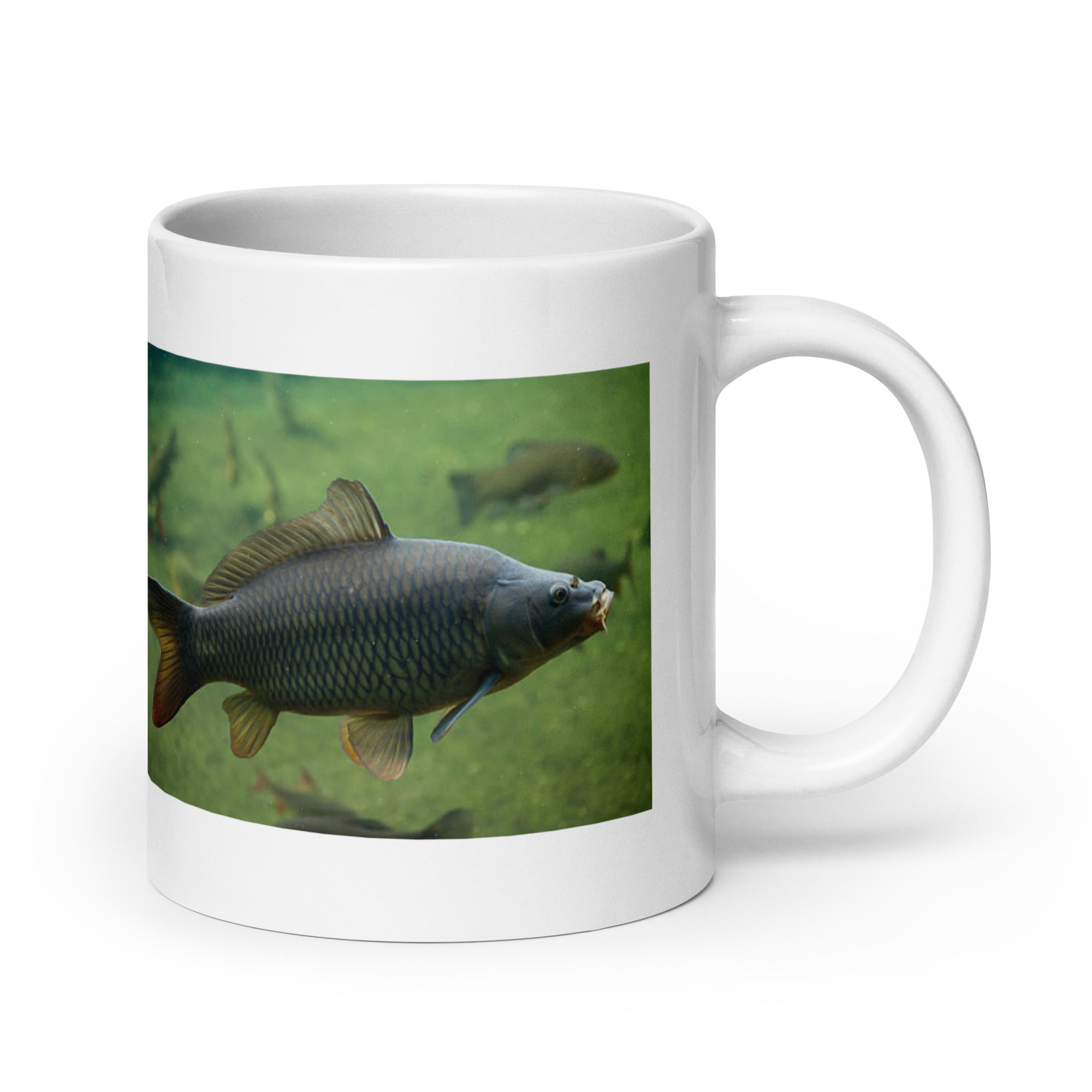 "Carp Mug #1: The Bottom-Dwelling Behemoth (Ceramic)"