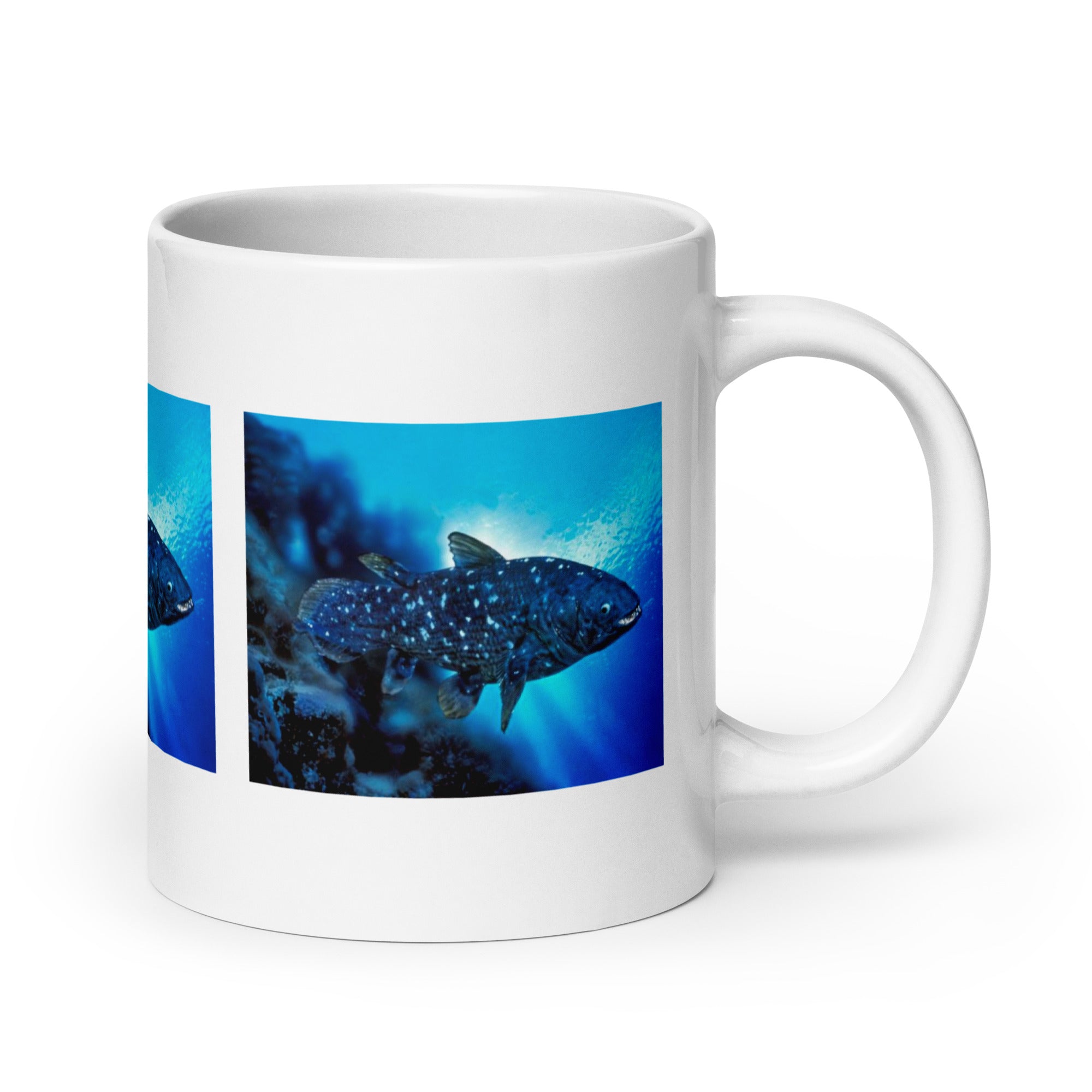 "Coelacanth Mug #1: The Living Fossil (Ceramic)"