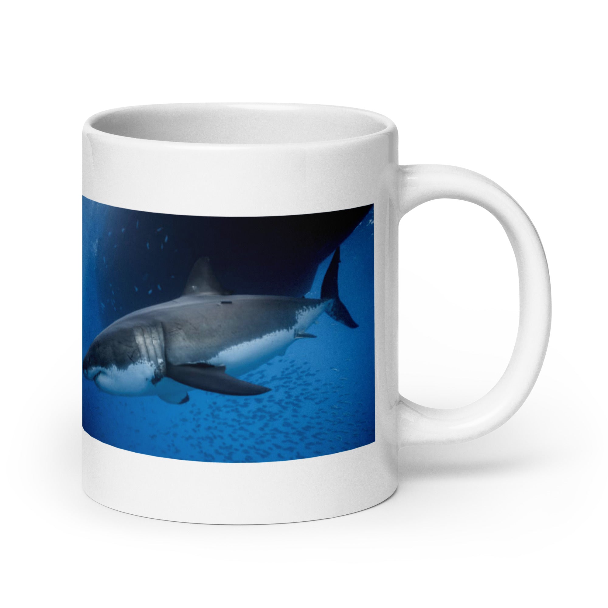 "Great White Shark Mug #1: The Apex Predator (Ceramic)"