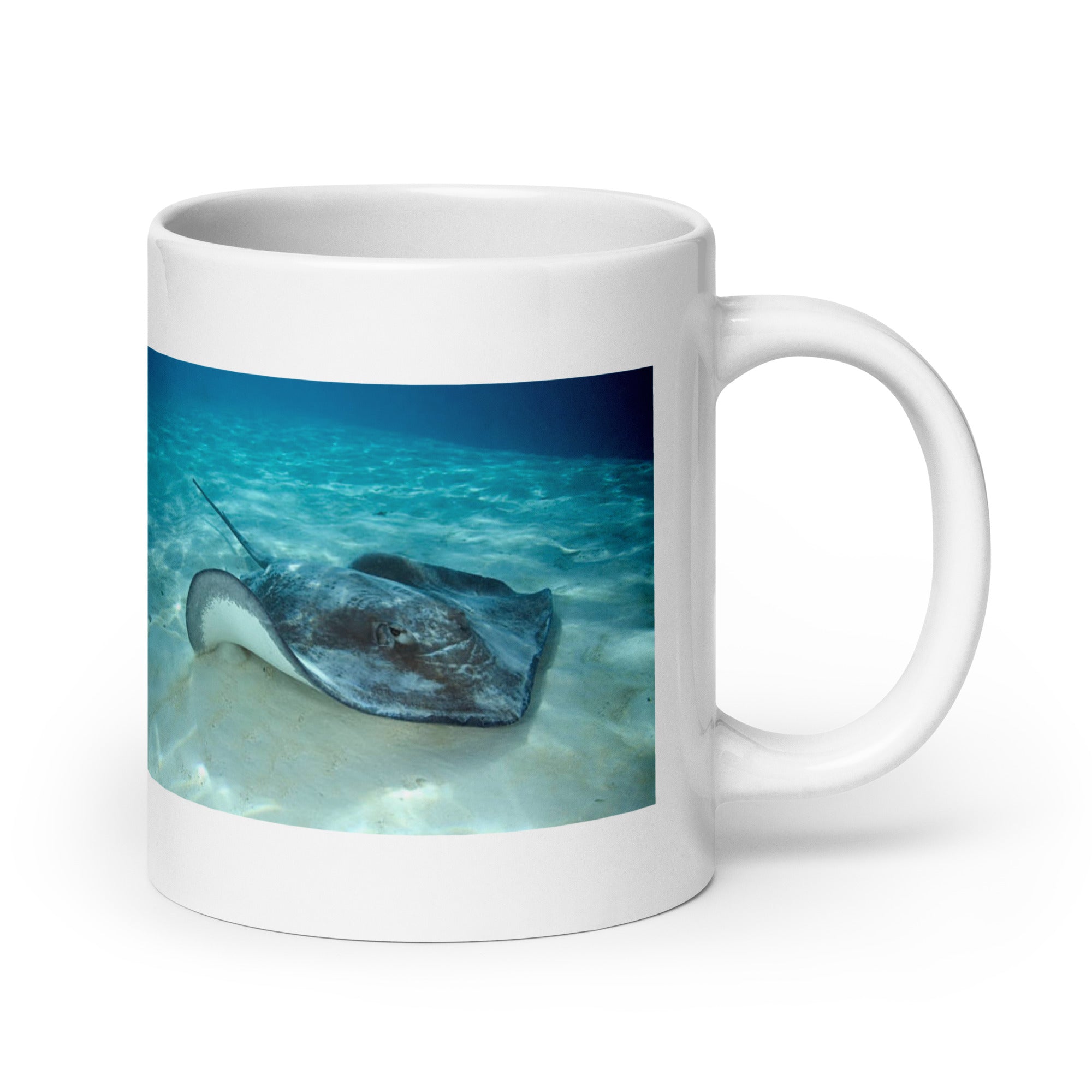 "Ray Mug #1: The Graceful Glider (Ceramic)"