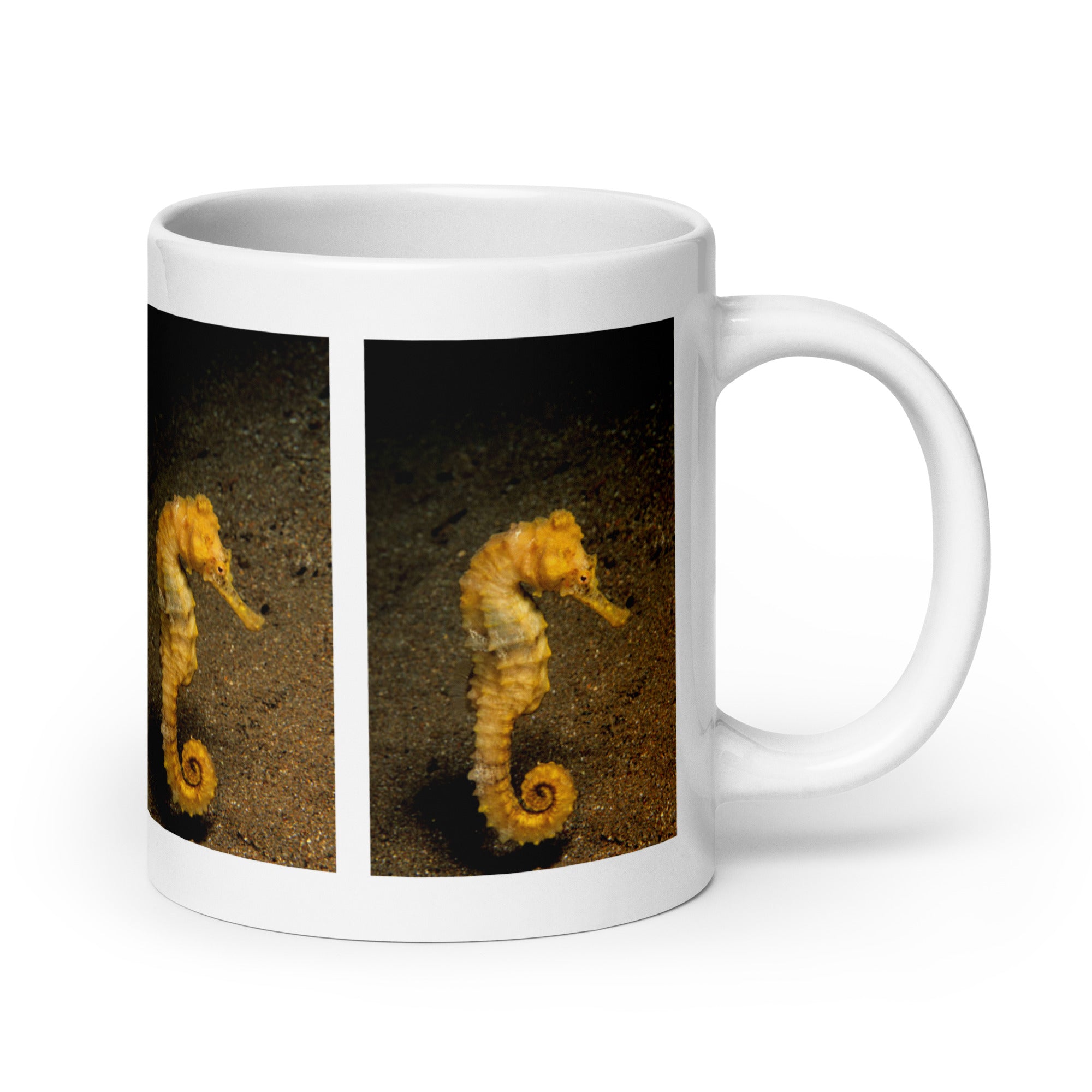 "Seahorse Mug #1: The Upright Swimmer (Ceramic)"