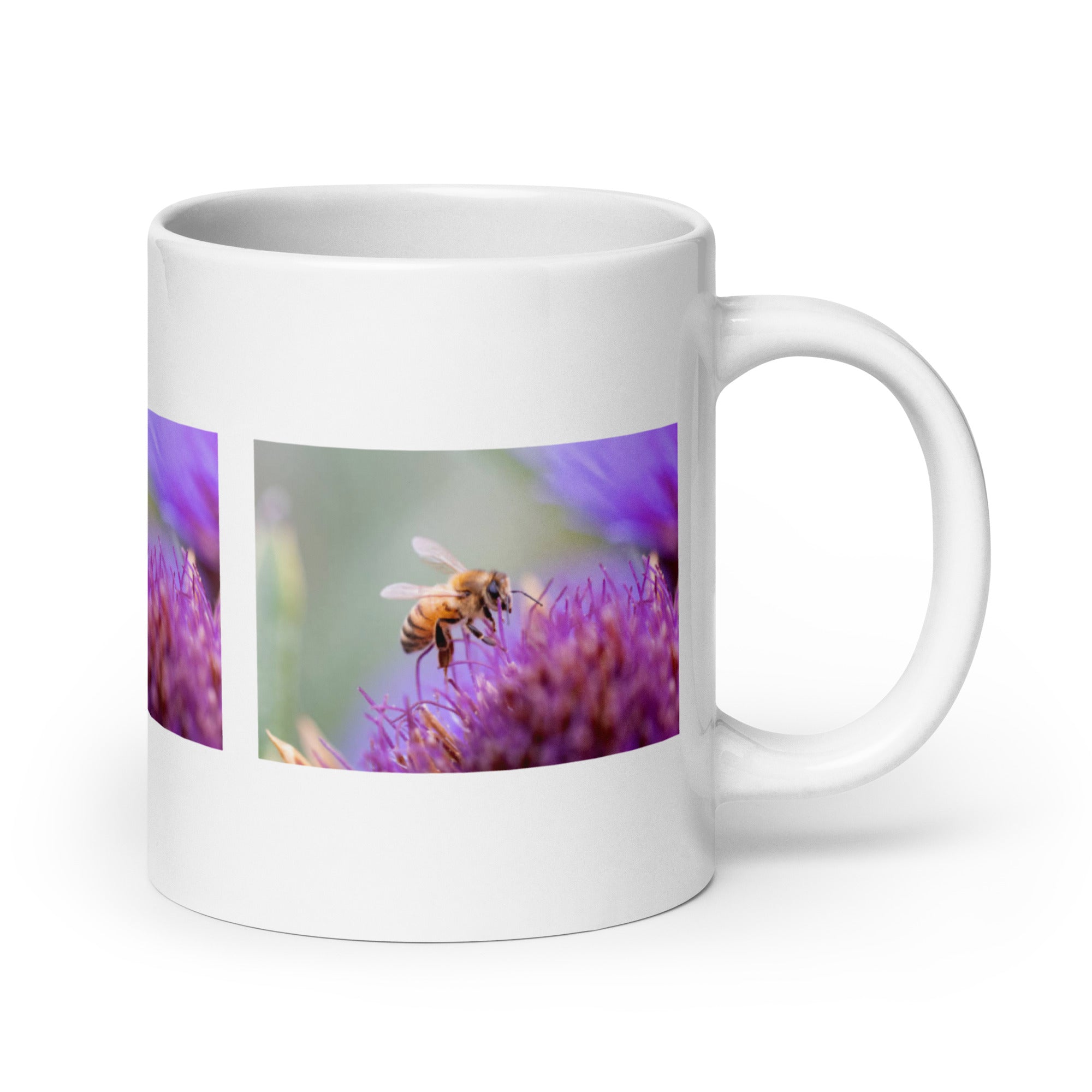 "Bee Mug #1: The Busy Pollinator (Ceramic)"