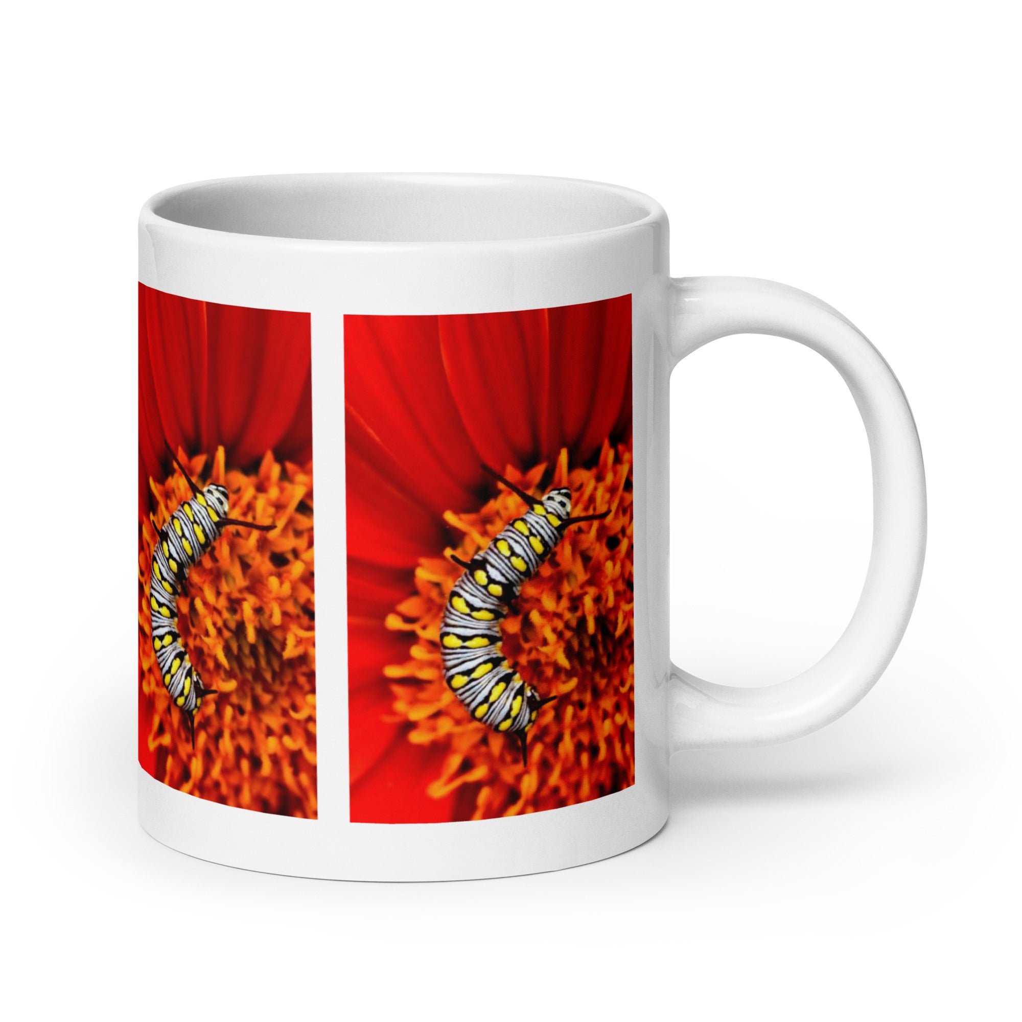 "Caterpillar Mug #1: The Munching Metamorph (Ceramic)"