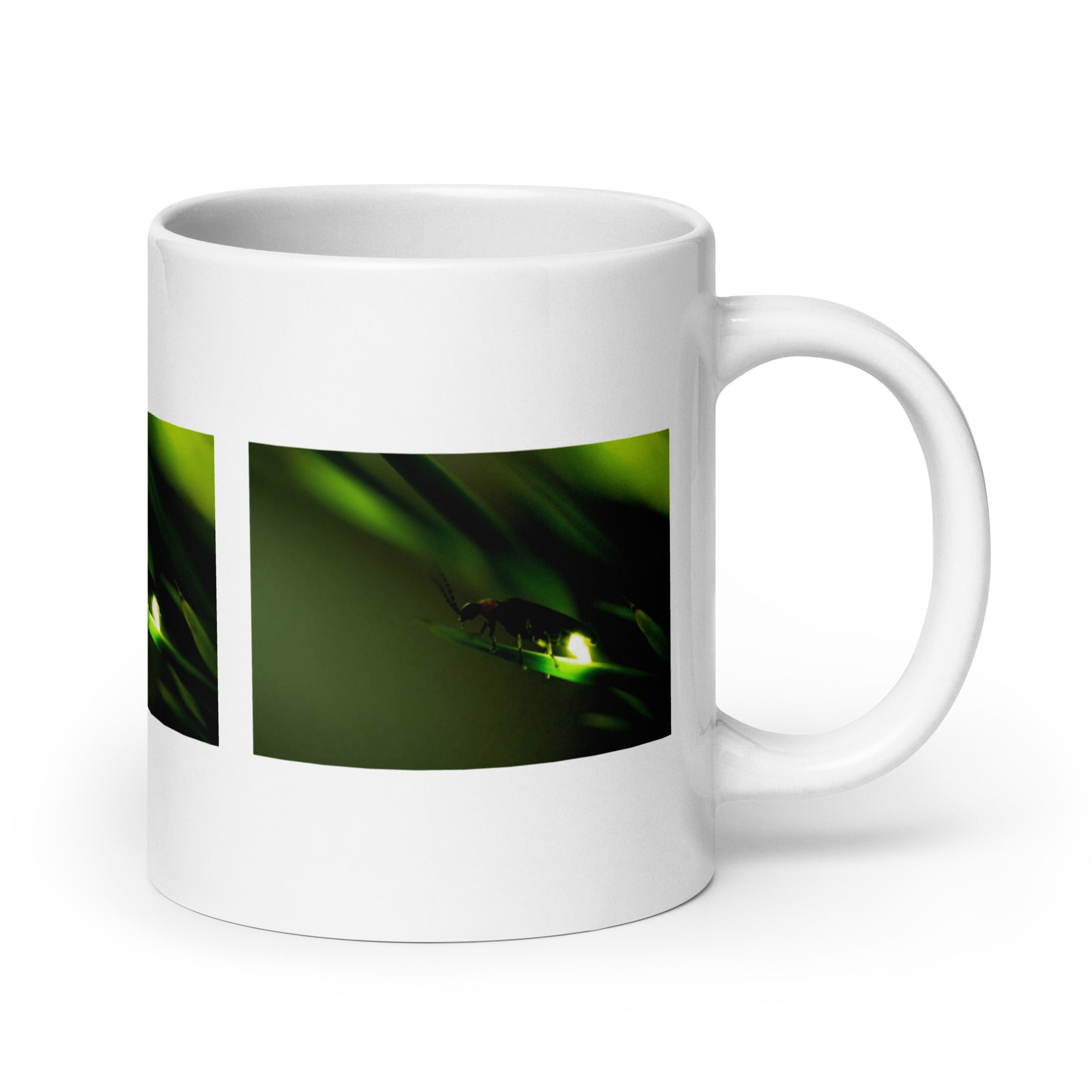 "Firefly & Glowworm Mug #1: The Bioluminescent Beacons (Ceramic)"