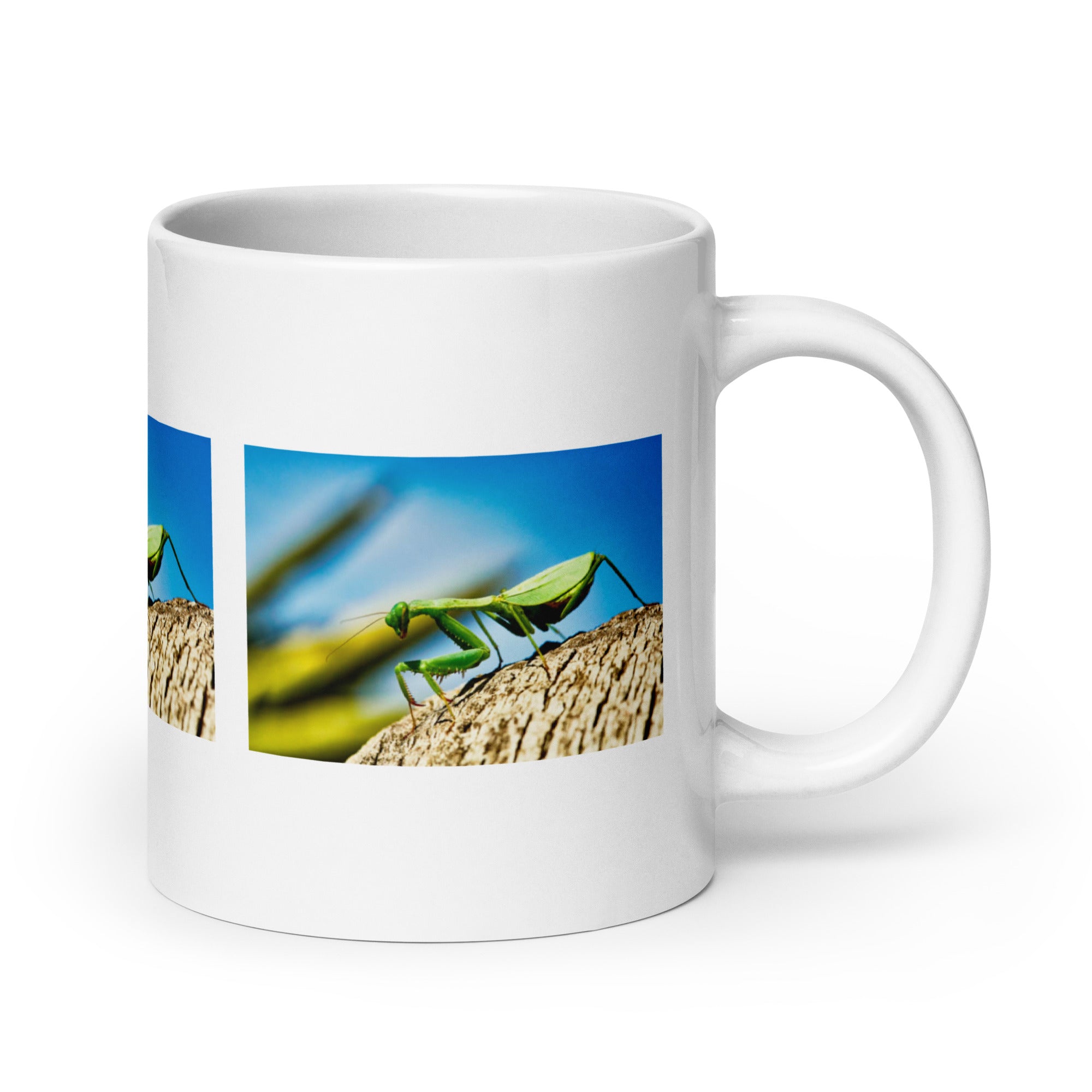 "Mantid Mug #1: The Patient Predator (Ceramic)"