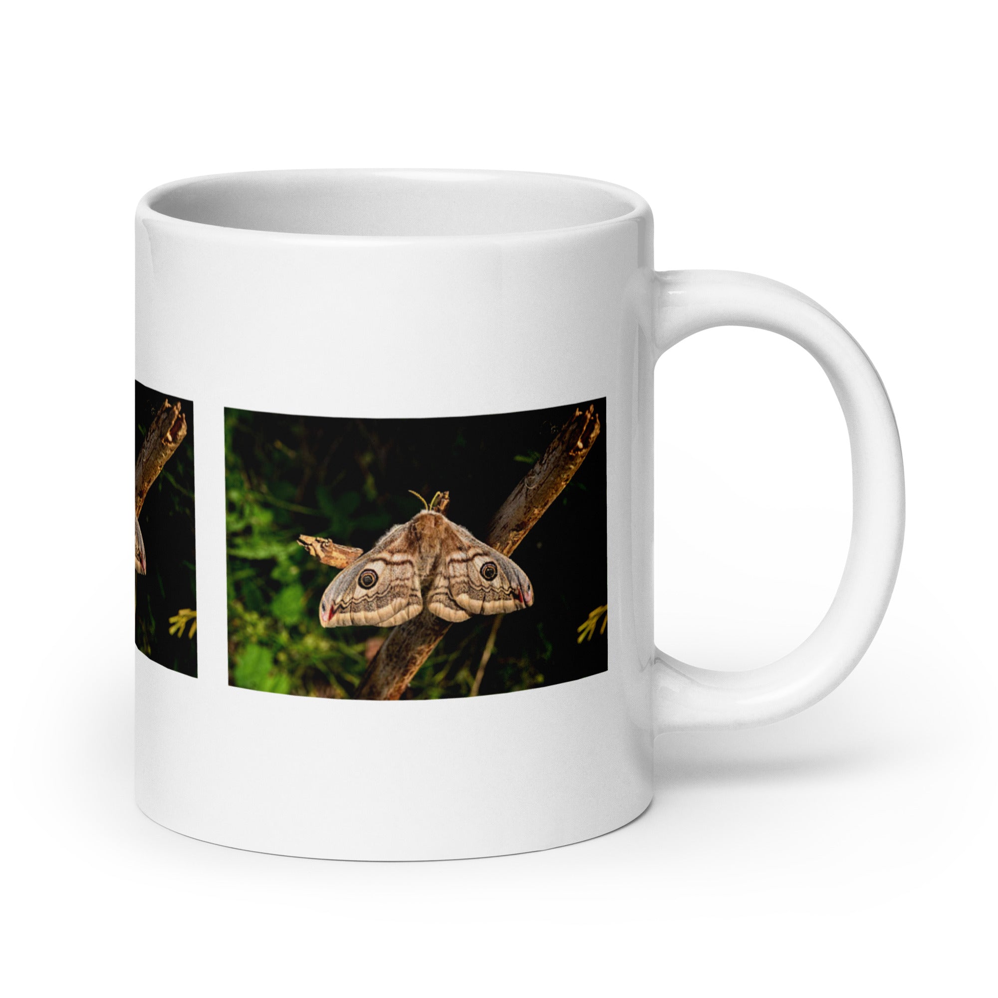 "Moth Mug #1: The Nocturnal Navigator (Ceramic)"