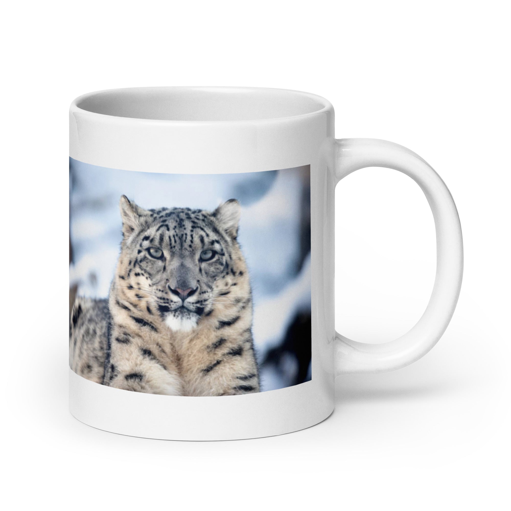 "Snow Leopard Mug #1: The Ghost of the Mountains (Ceramic)"