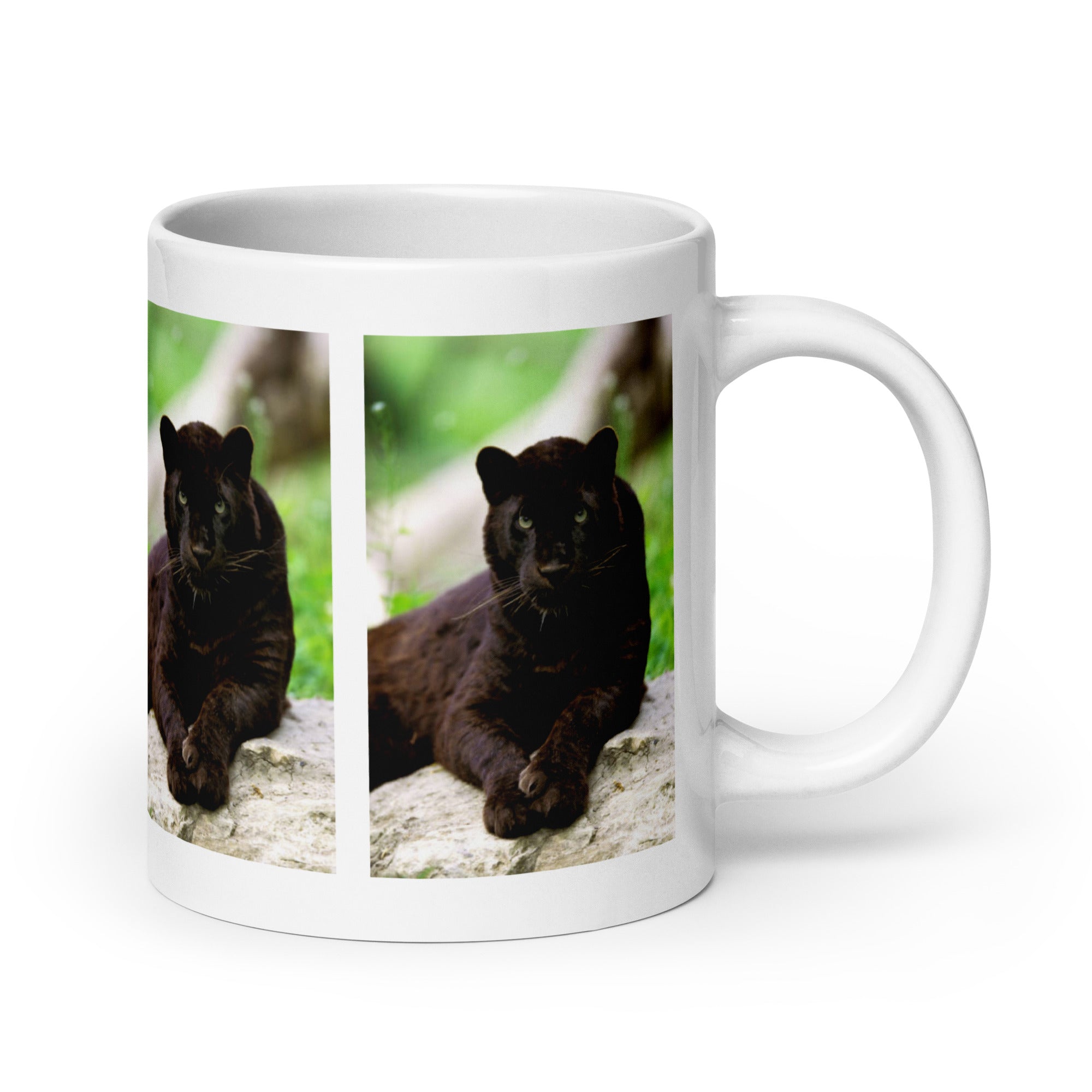 "Black Leopard Mug #1: The Phantom of the Night (Ceramic)"