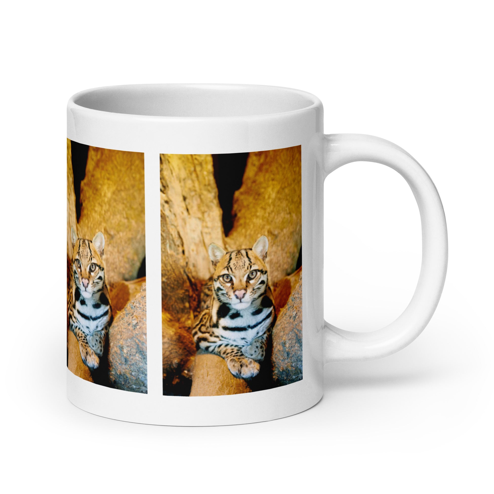 "Ocelot Mug #1: The Nocturnal Prowler (Ceramic)"