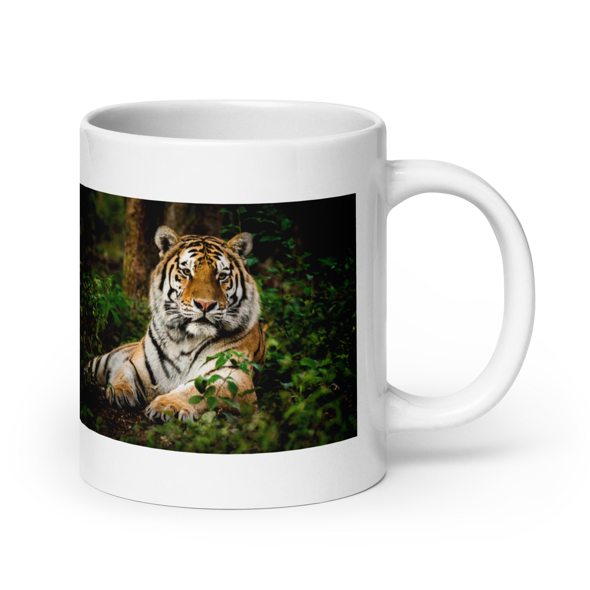 "Tiger Mug #1: The Striped Sovereign (Ceramic)"