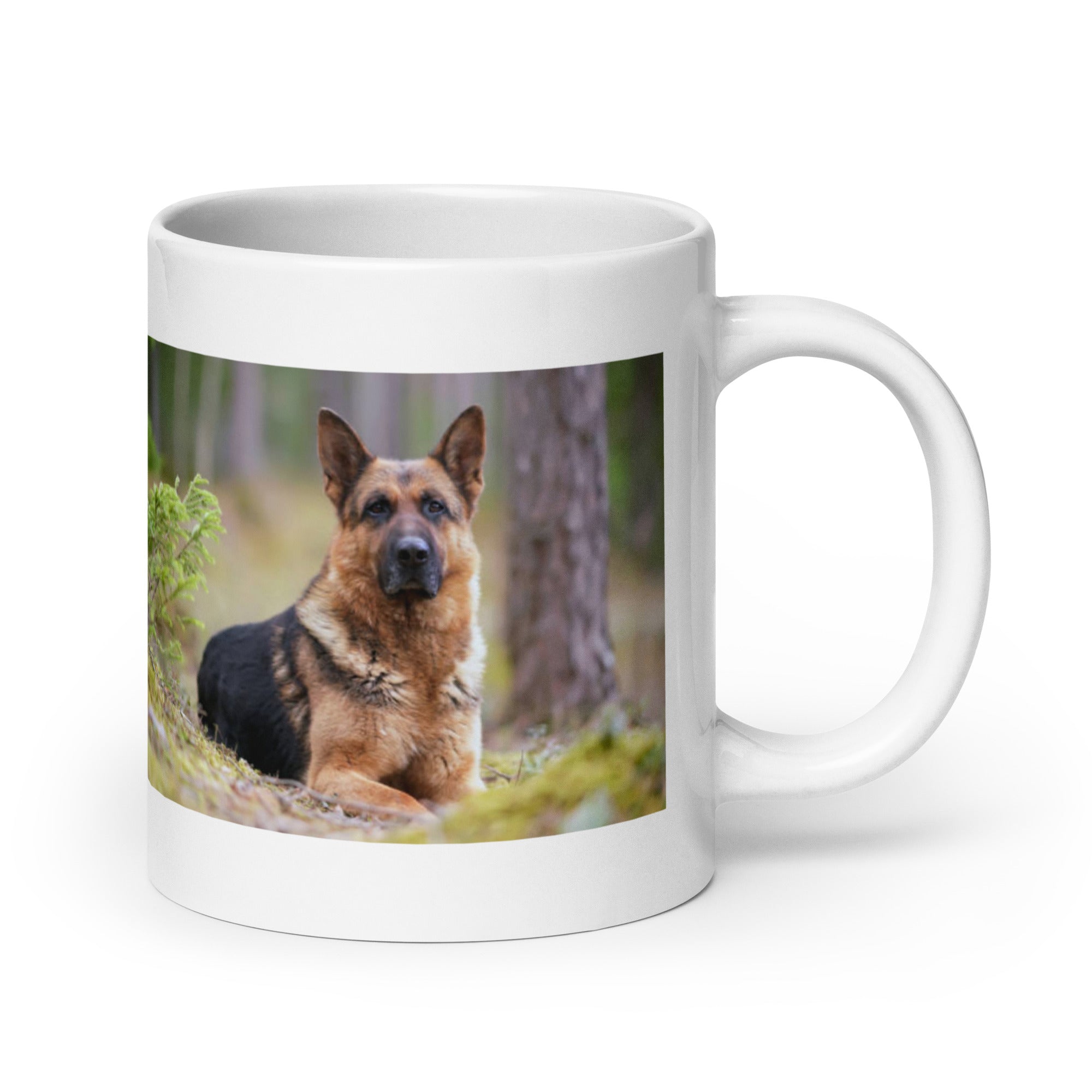 "German Shepherd Mug #1: The Loyal Guardian (Ceramic)"