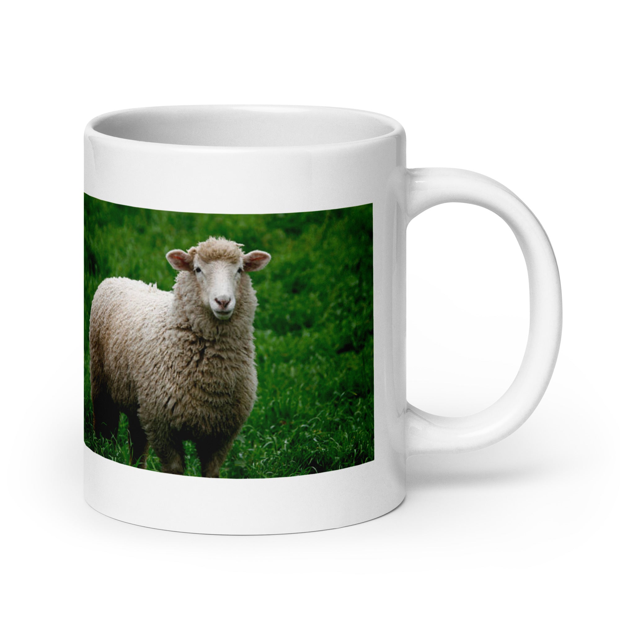 "Sheep Mug #1: The Wooly Wanderer (Ceramic)"