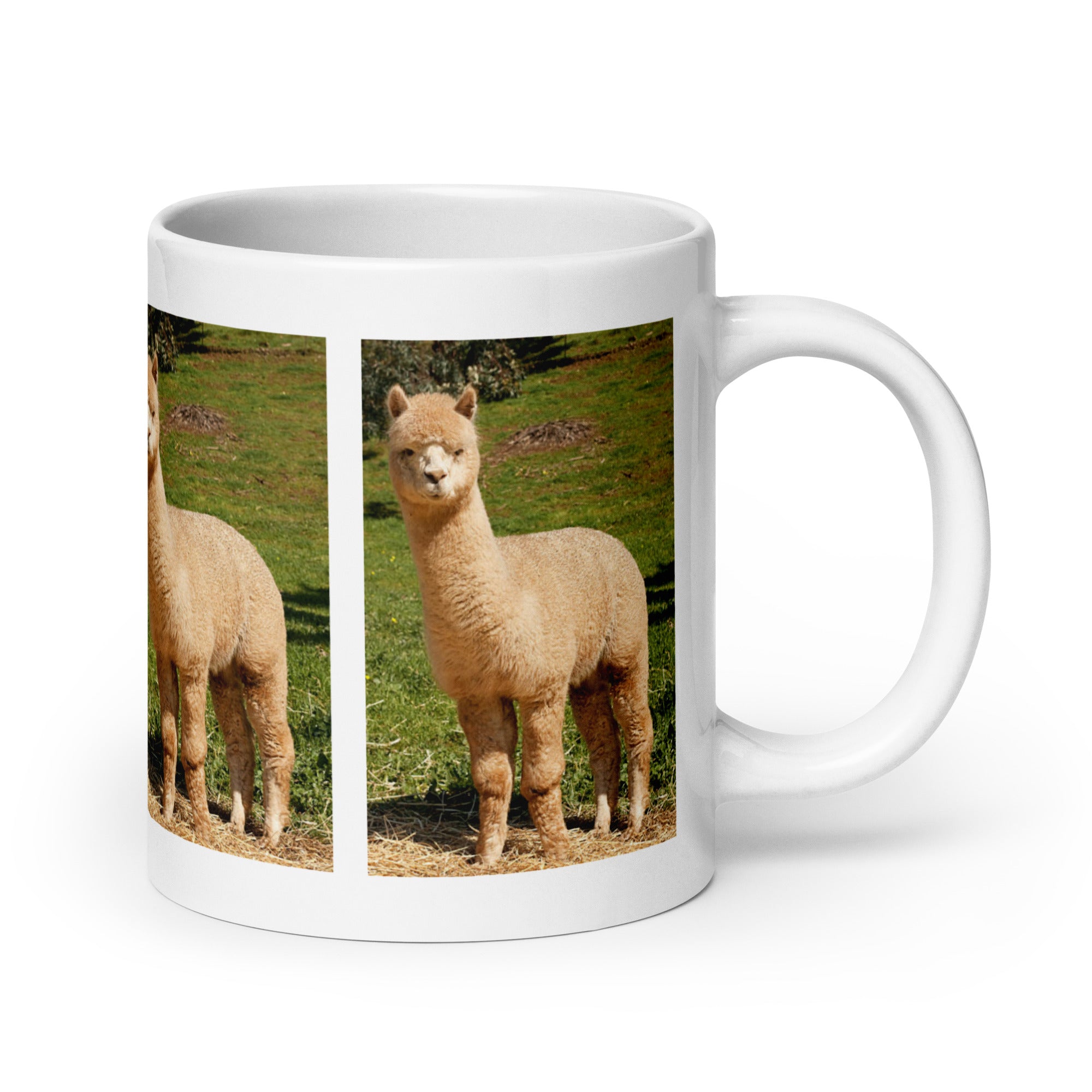 "Alpaca Mug #1: The Gentle Hummer (Ceramic)"