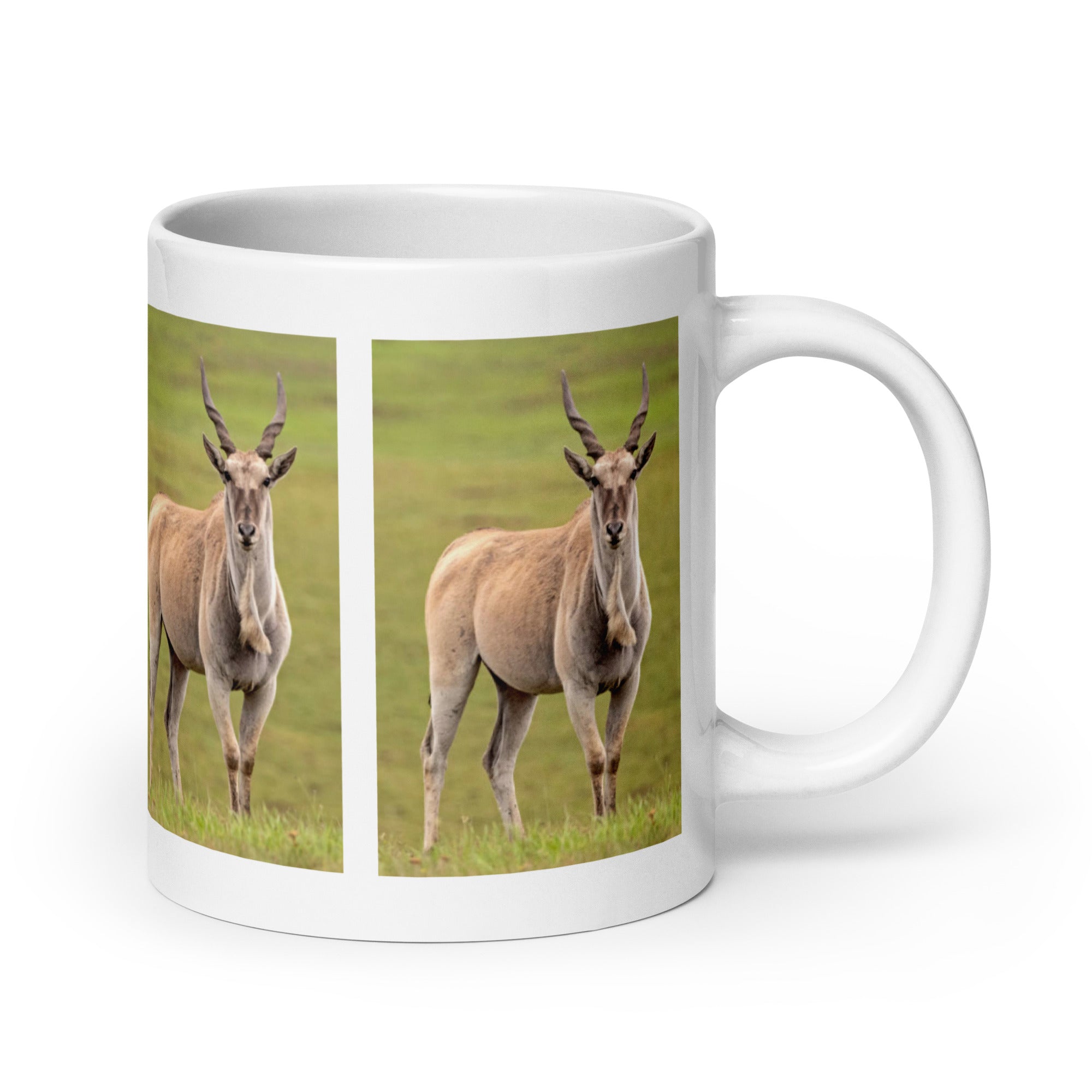 "Eland Mug #1: The Spiral-Horned Grazer (Ceramic)"