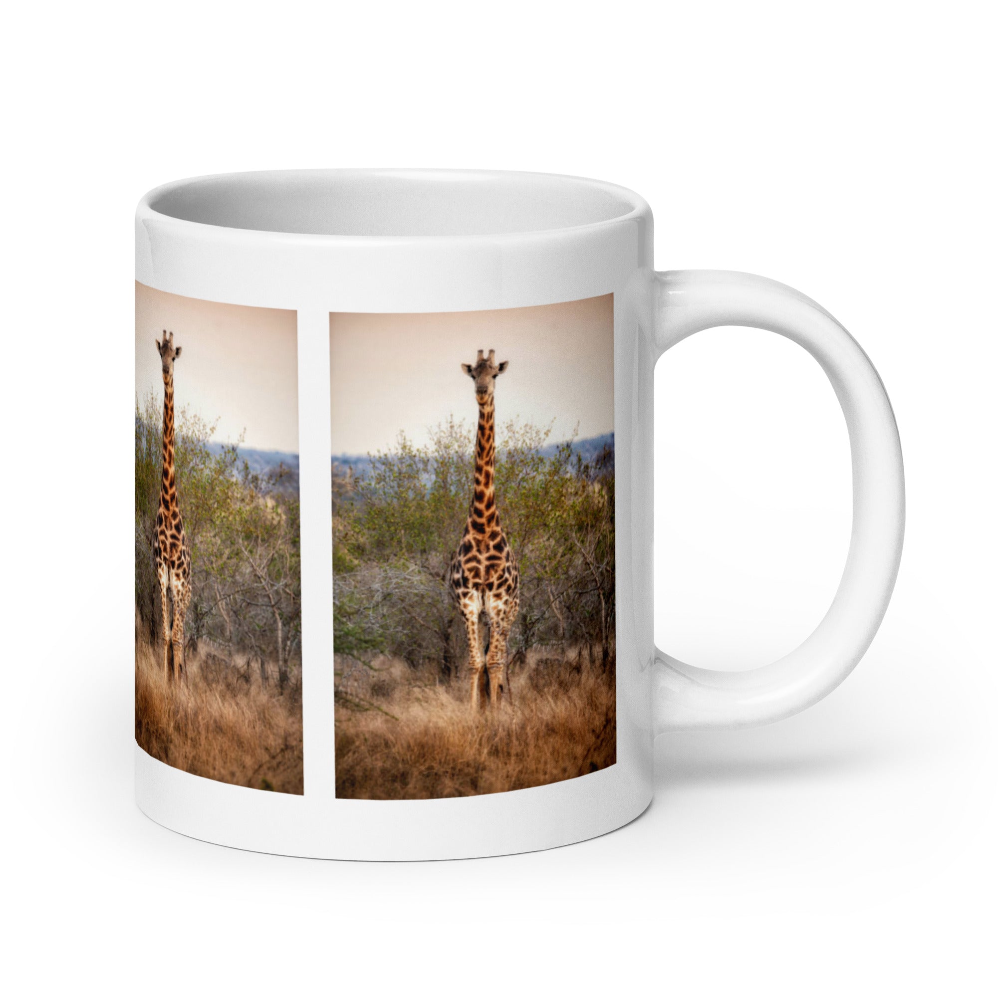 "Giraffe Mug #1: The Towering Browsers (Ceramic)"