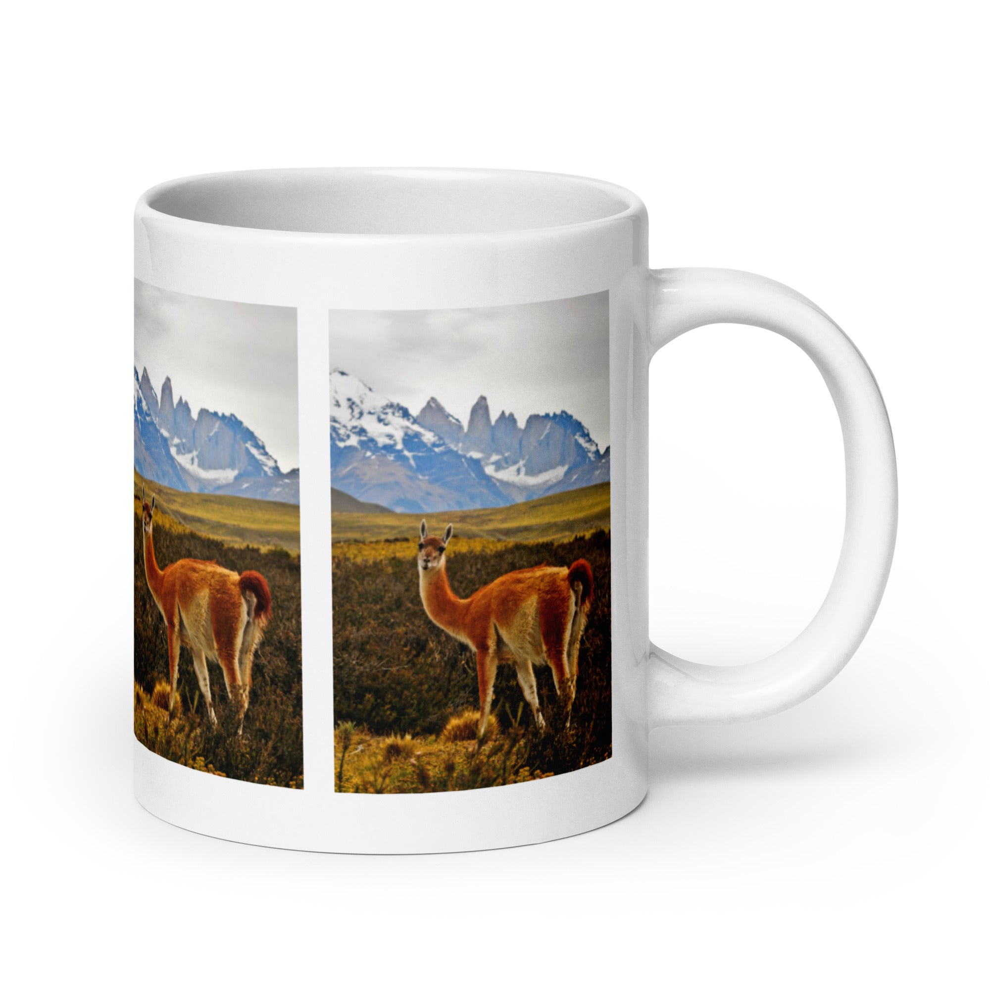 "Guanaco Mug #1: The High-Altitude Nomad (Ceramic)"