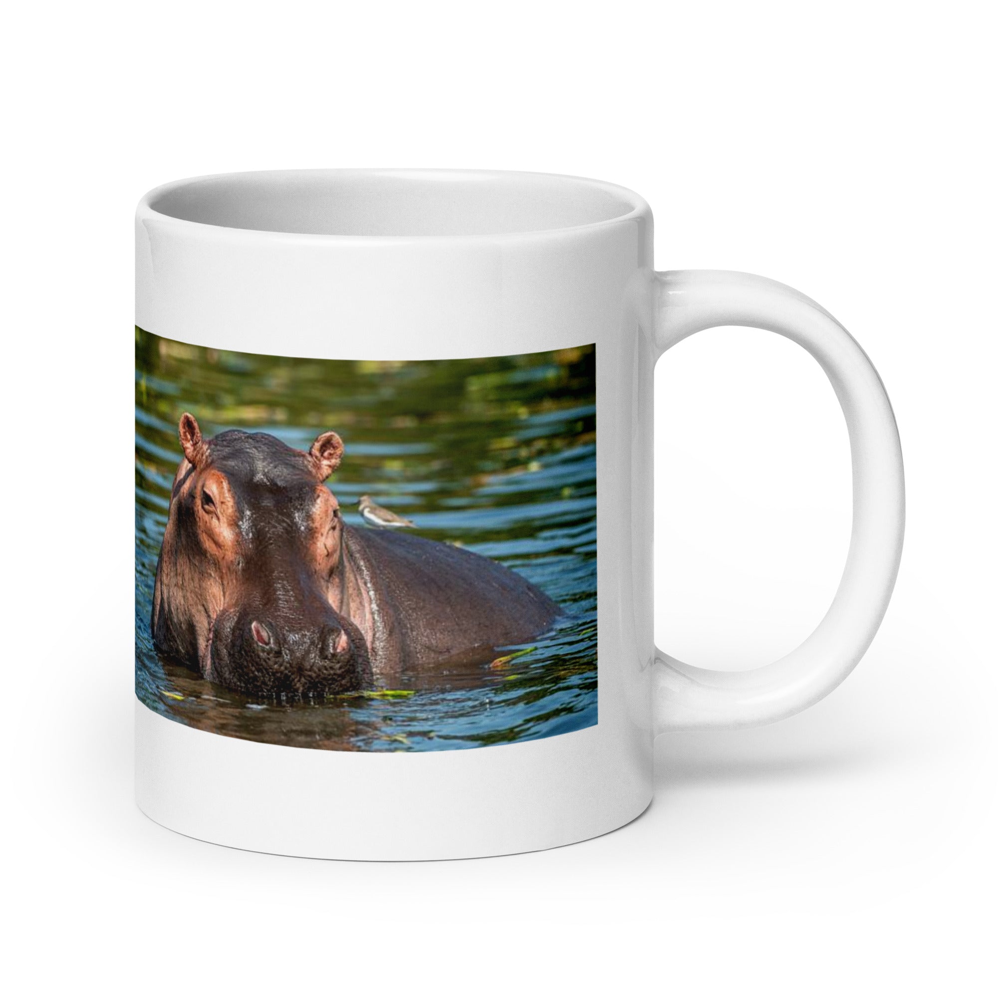 "Hippopotamus Mug #1: The River Behemoth (Ceramic)"