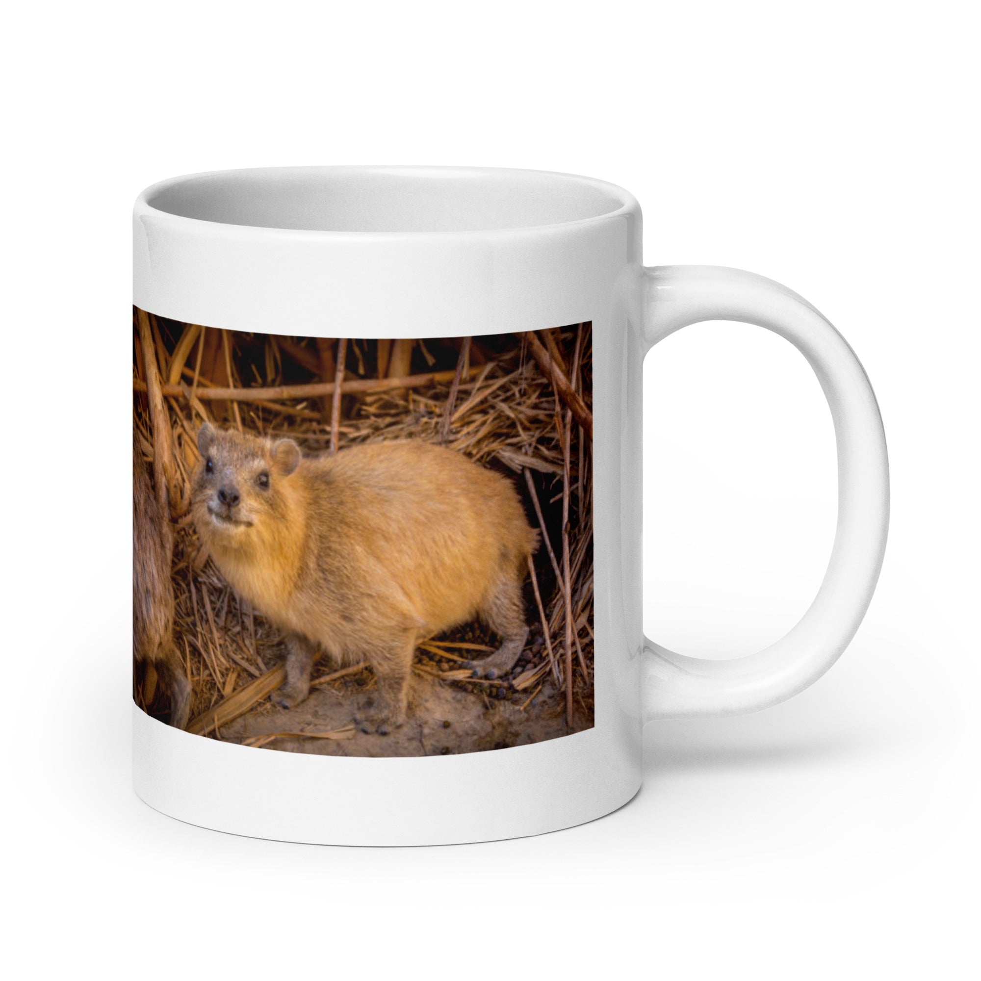 "Hyrax Mug #1: The Rock-Dwelling Relative (Ceramic)"