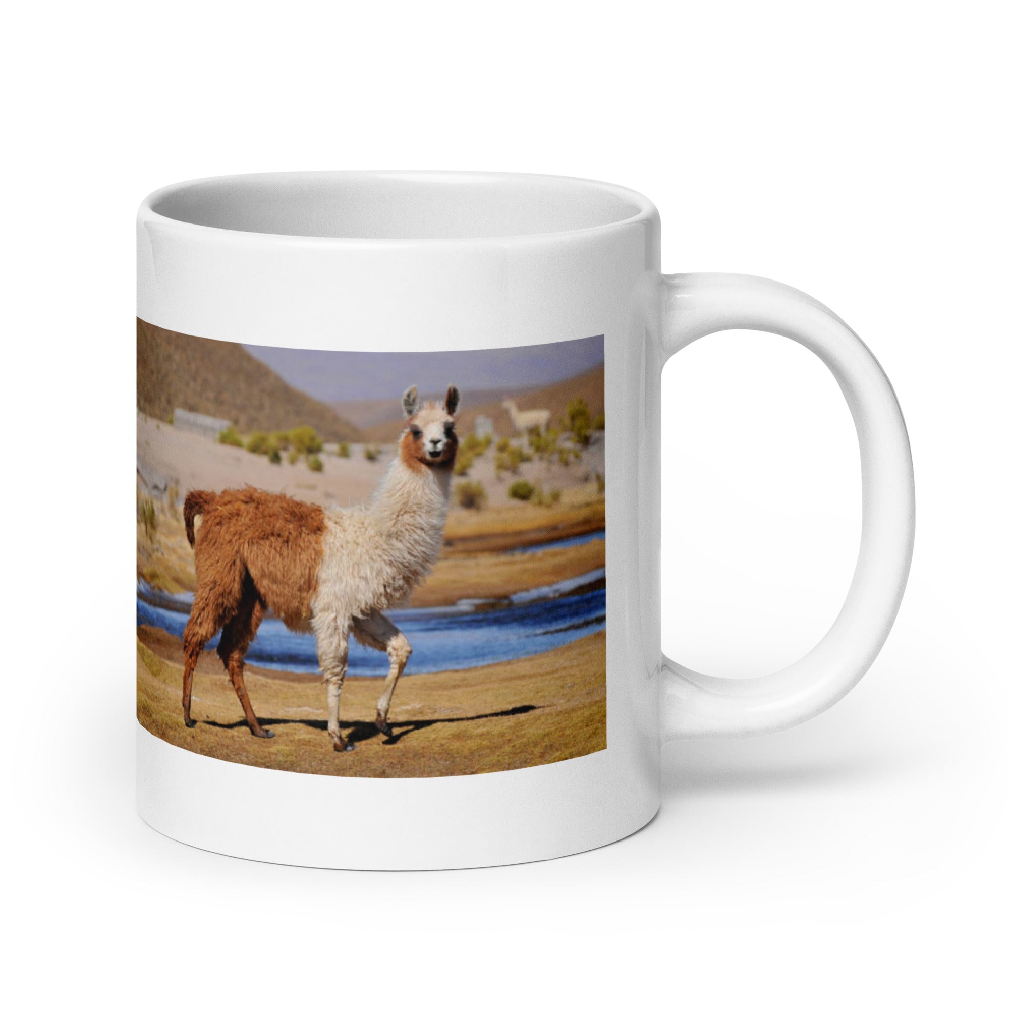 "Llama Mug #1: The High-Altitude Trekker (Ceramic)"