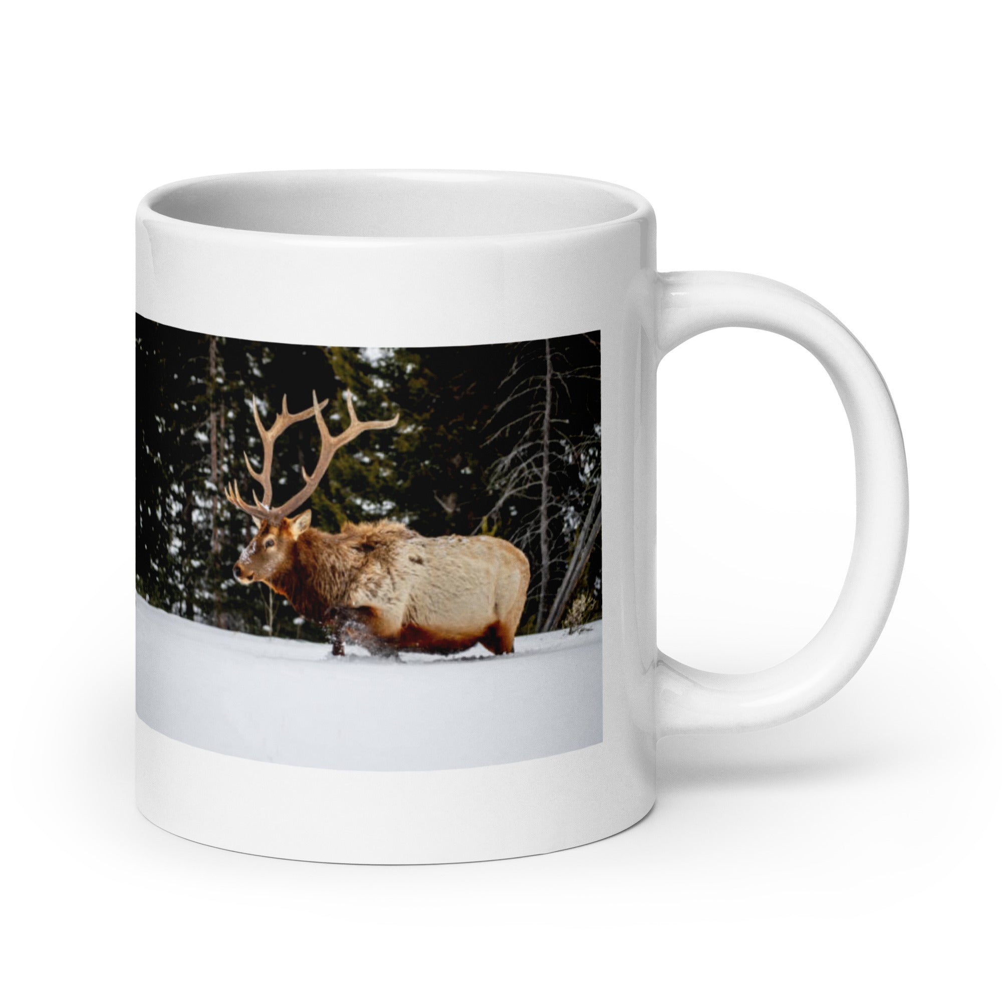 "Wapiti Mug #1: The Bugling Elk (Ceramic)"