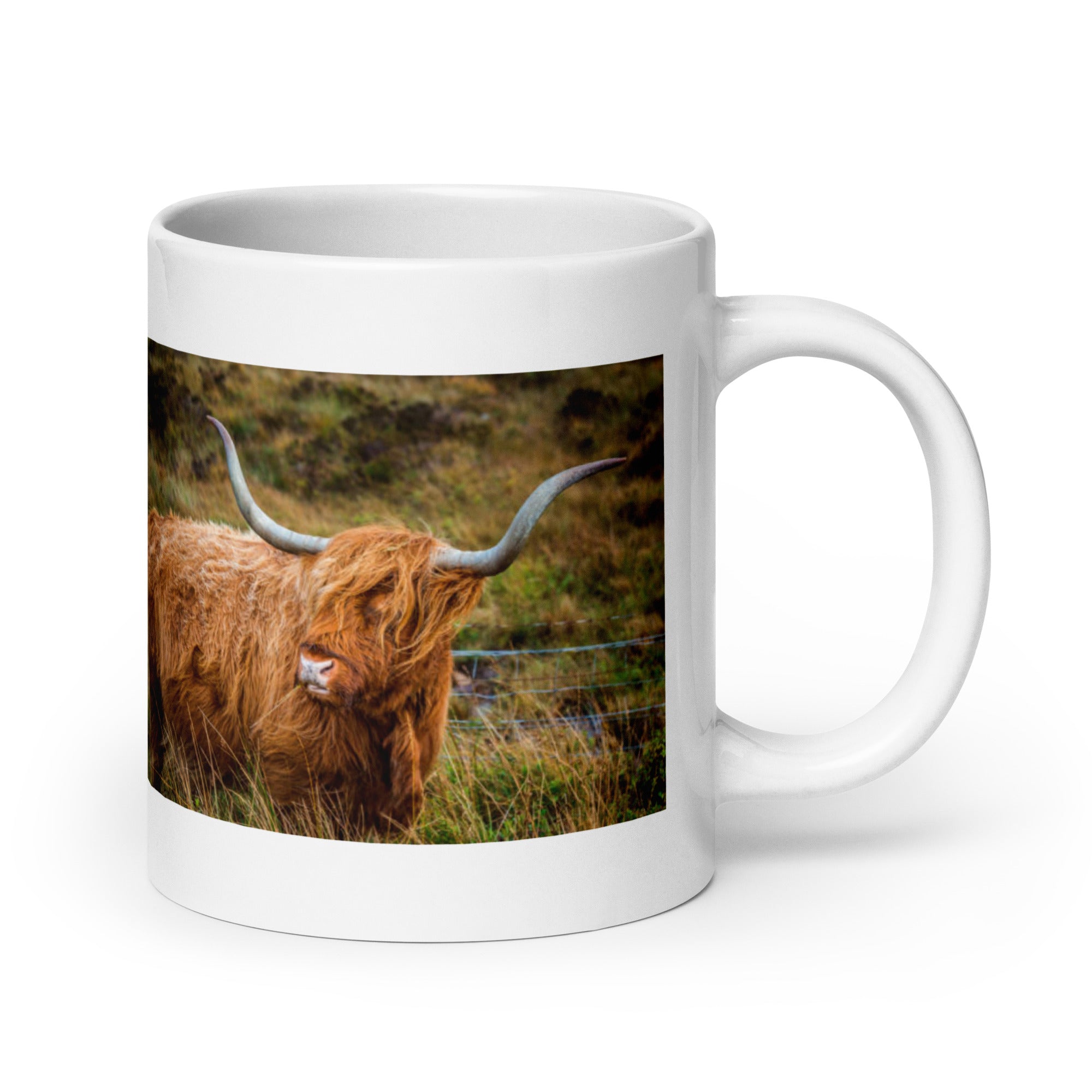 "Yak Mug #1: The High-Altitude Shaggy Beast (Ceramic)"