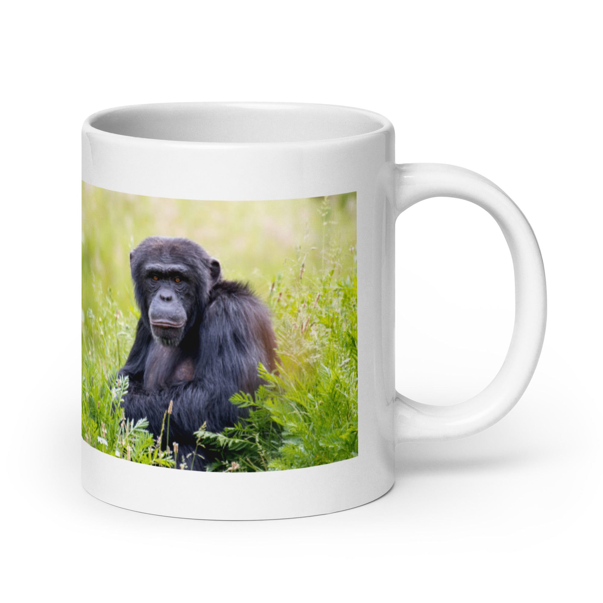 "Bonobo Mug #1: The Peace-Loving Primate (Ceramic)"