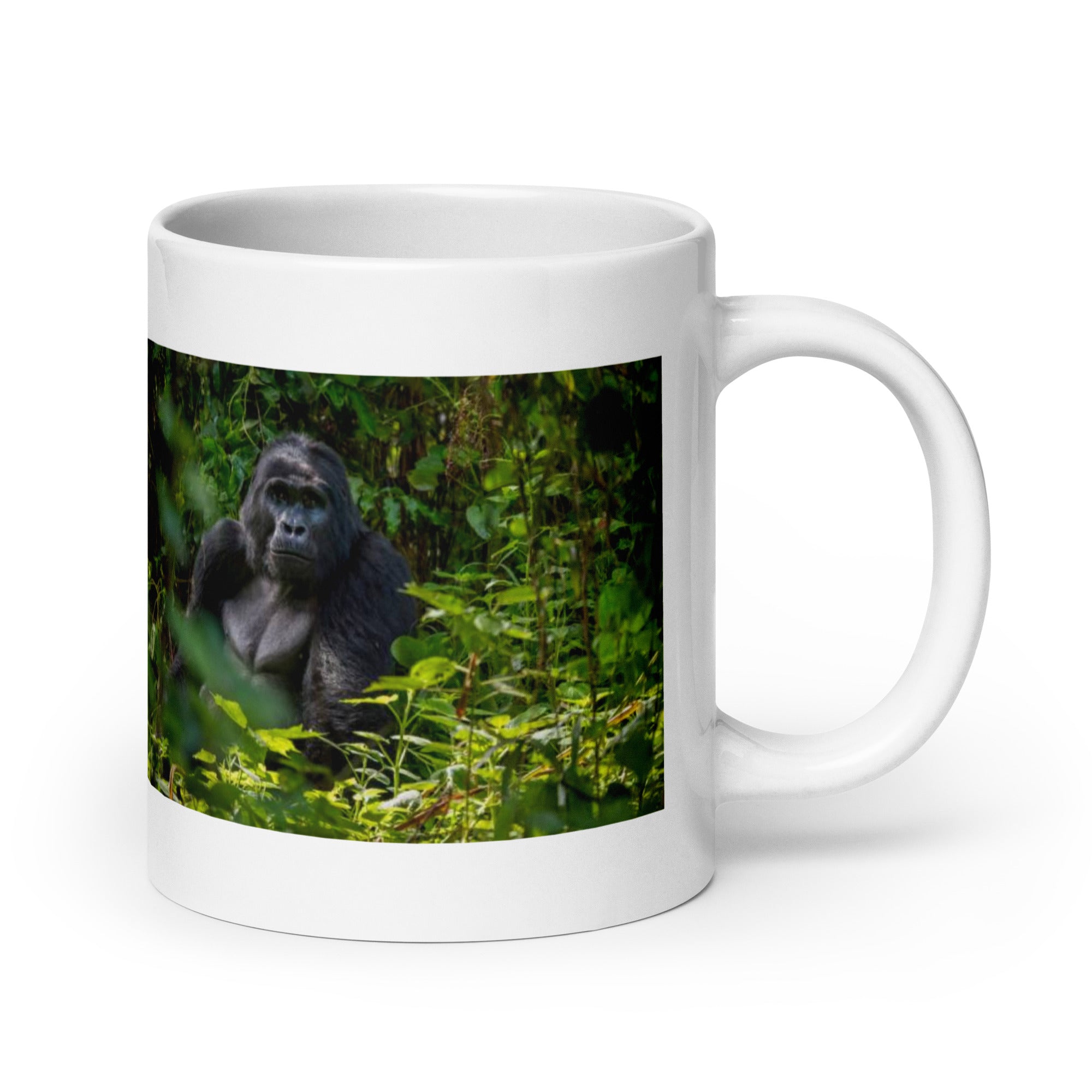 "Gorilla Mug #1: The Gentle Giant of the Forest (Ceramic)"