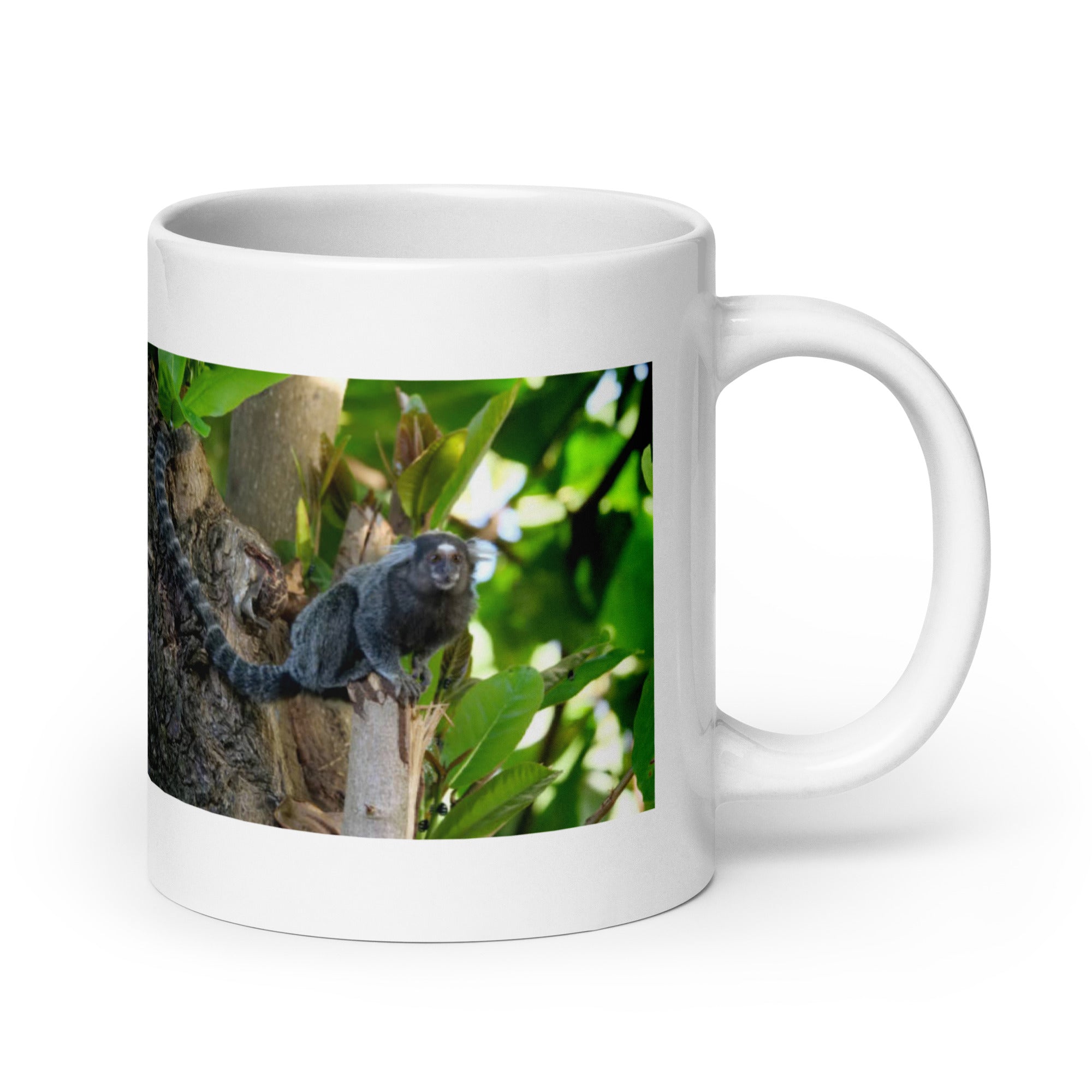 "Marmoset Mug #1: The Tiny Treetop Acrobat (Ceramic)"