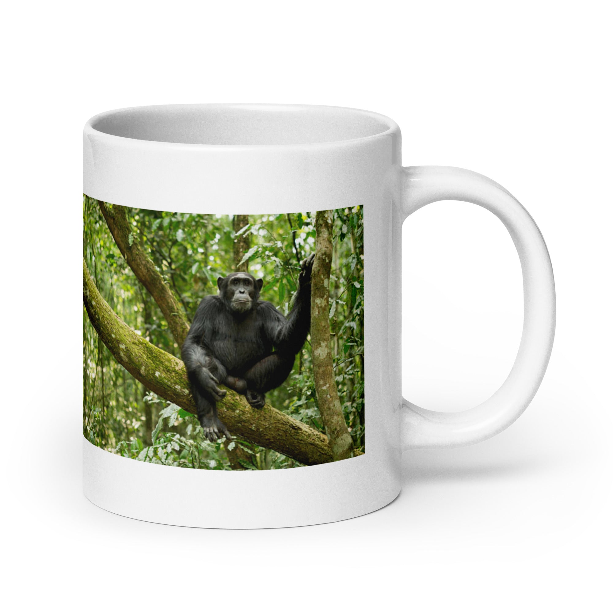 "Monkey Mug #1: The Curious Climber (Ceramic)"