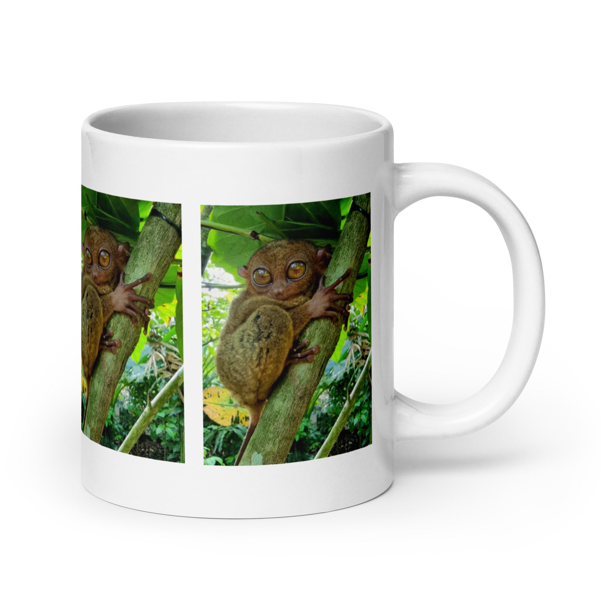 "Tarsier Mug #1: The Big-Eyed Night Gazer (Ceramic)"