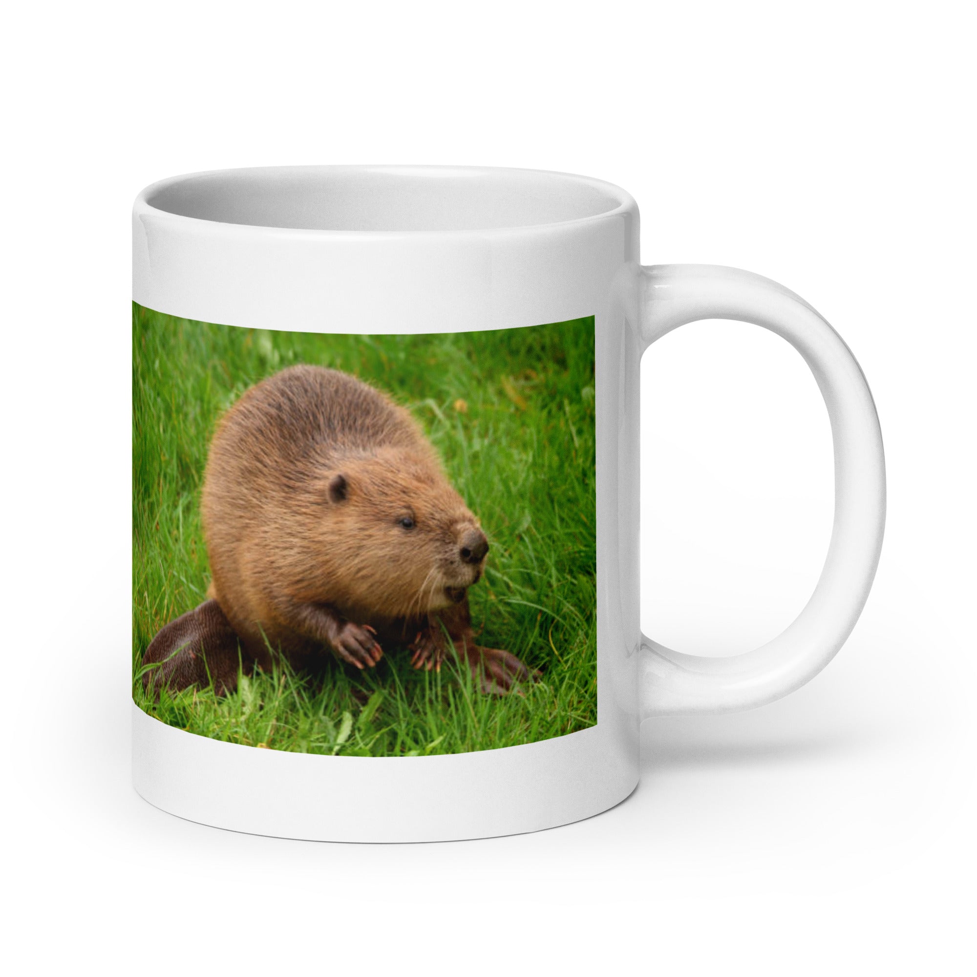 "Beaver Mug #1: The Industrious Dam Builder (Ceramic)"