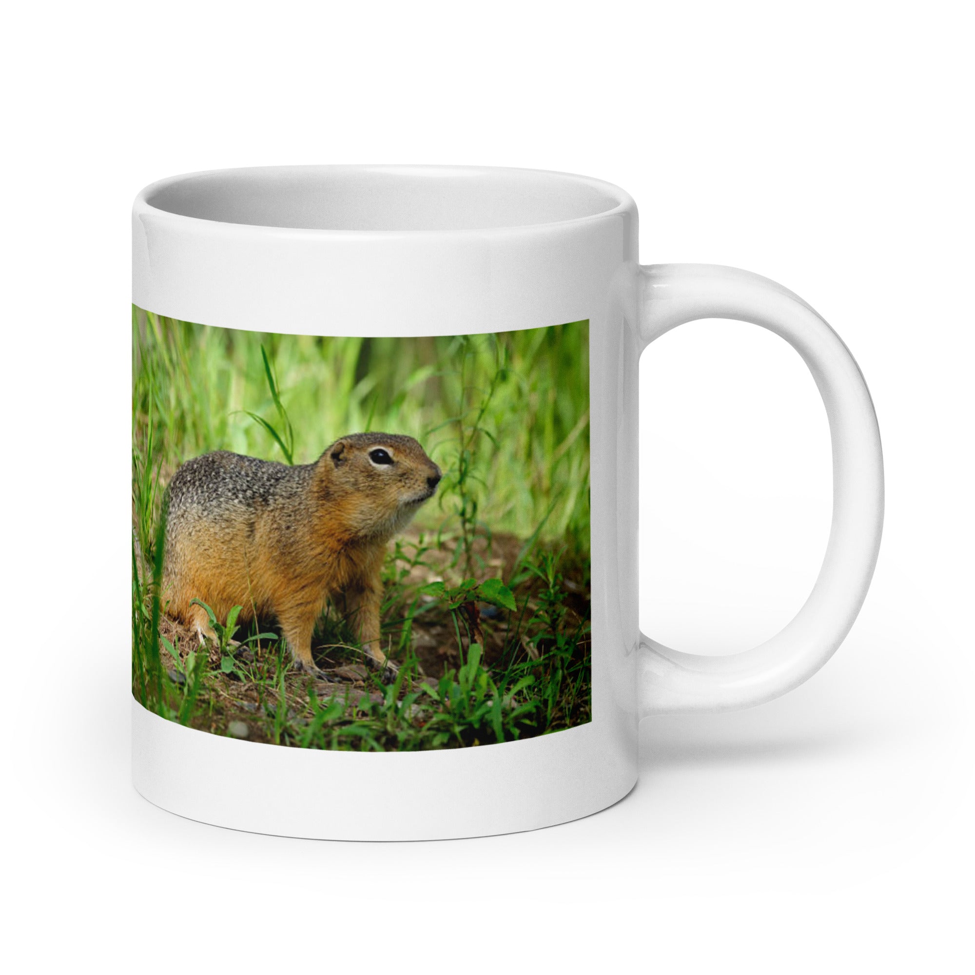 "Groundhog Mug #1: The Prognosticating Burrow-dweller (Ceramic)"