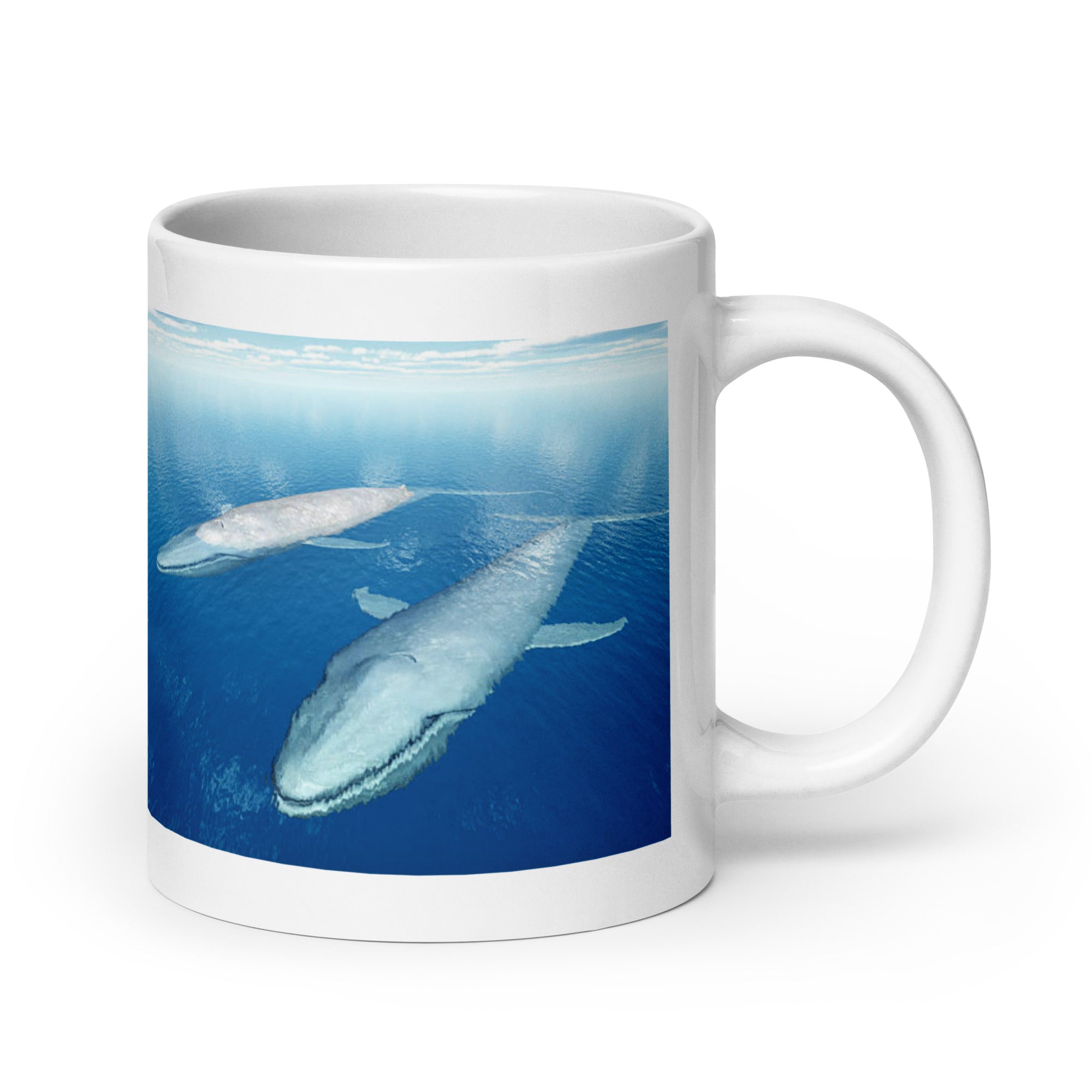 Blue Whale Mug #1: The Gentle Giant (Ceramic)