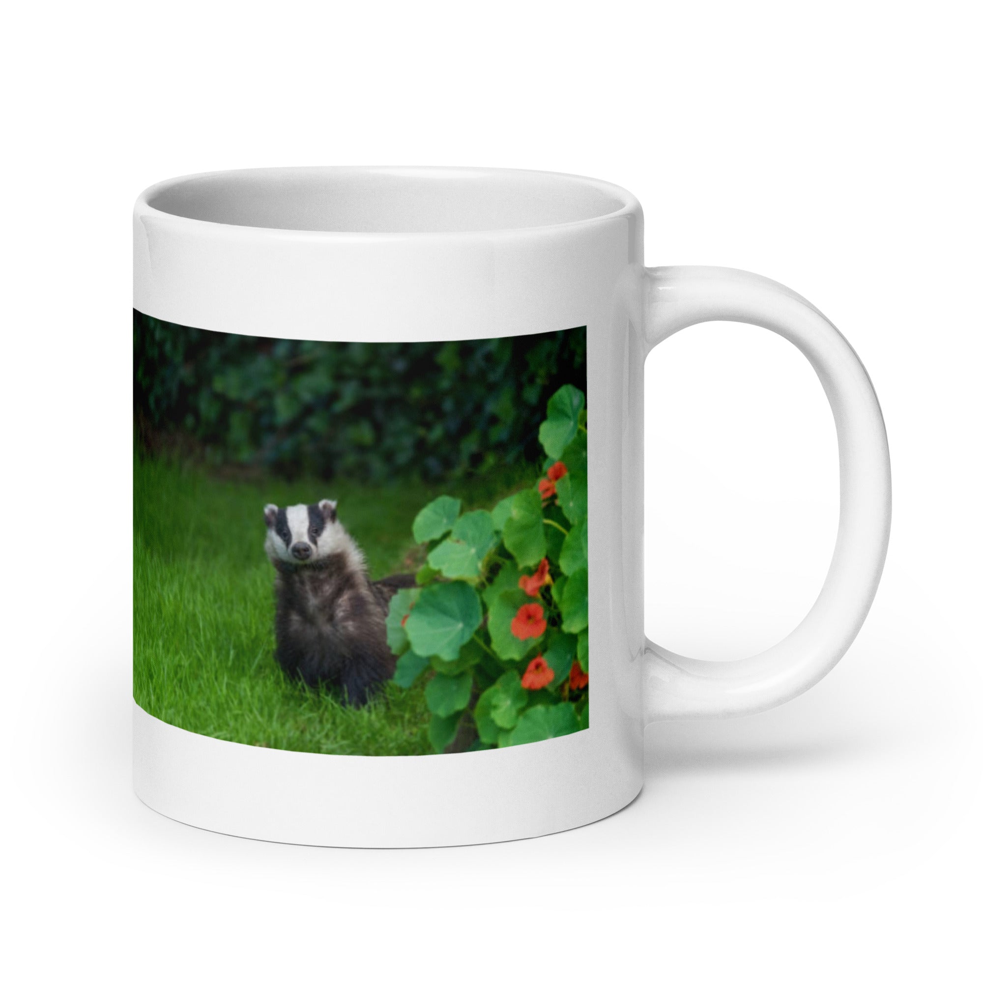 Badger Mug #1: The Fearless Forager (Ceramic)