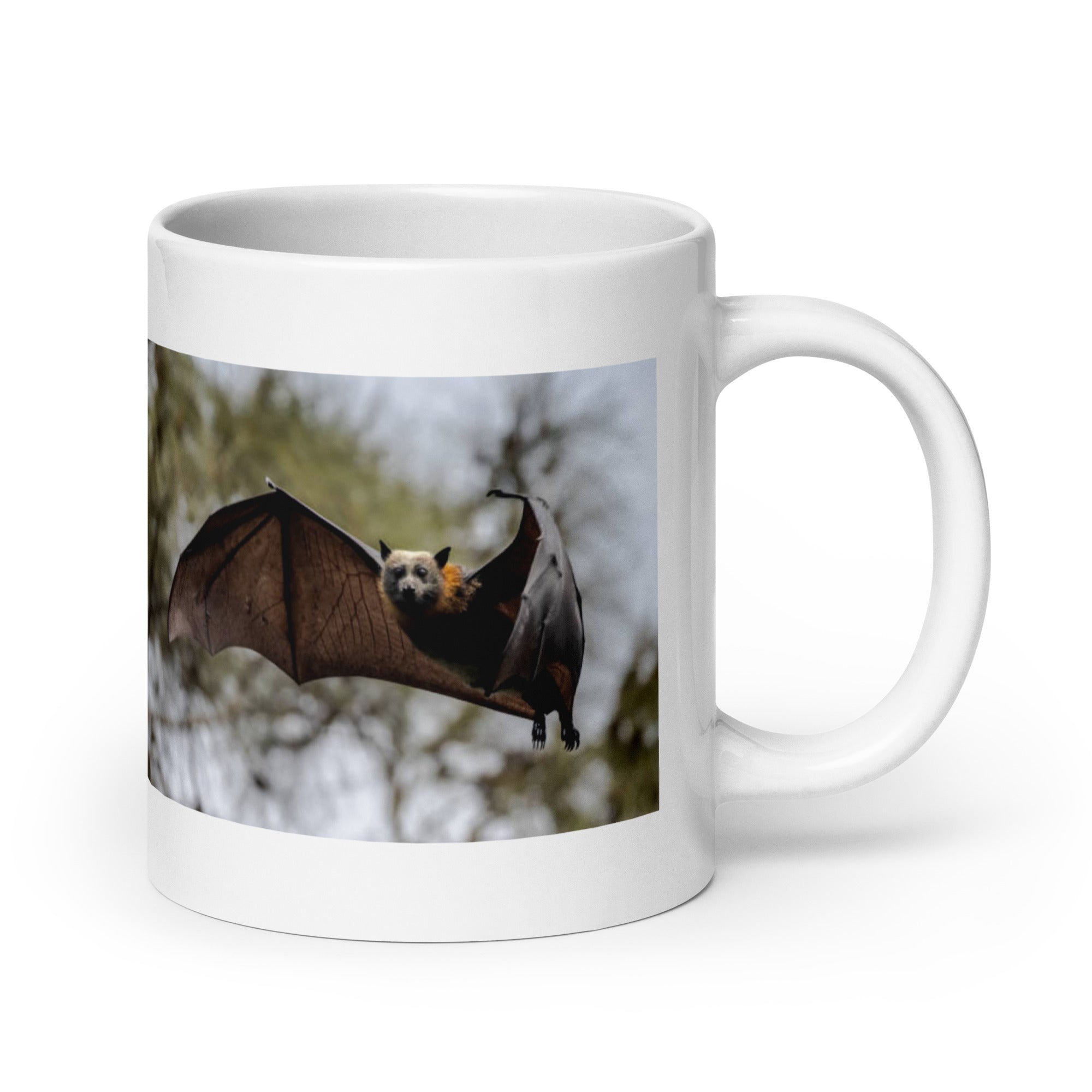 Bat Mug #1: The Echolocating Navigator (Ceramic)