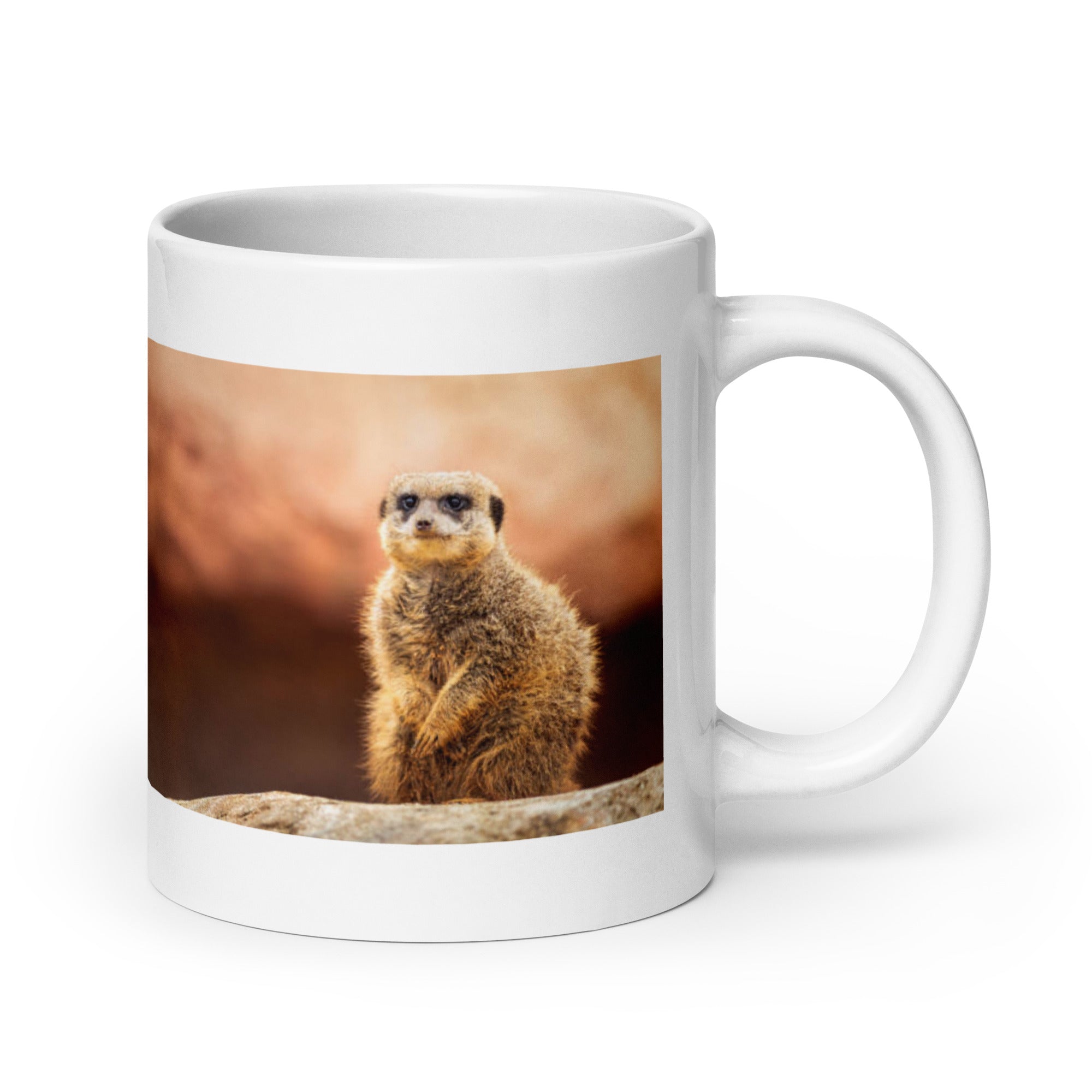 Meerkat Mug #1: The Vigilant Sentinel (Ceramic)